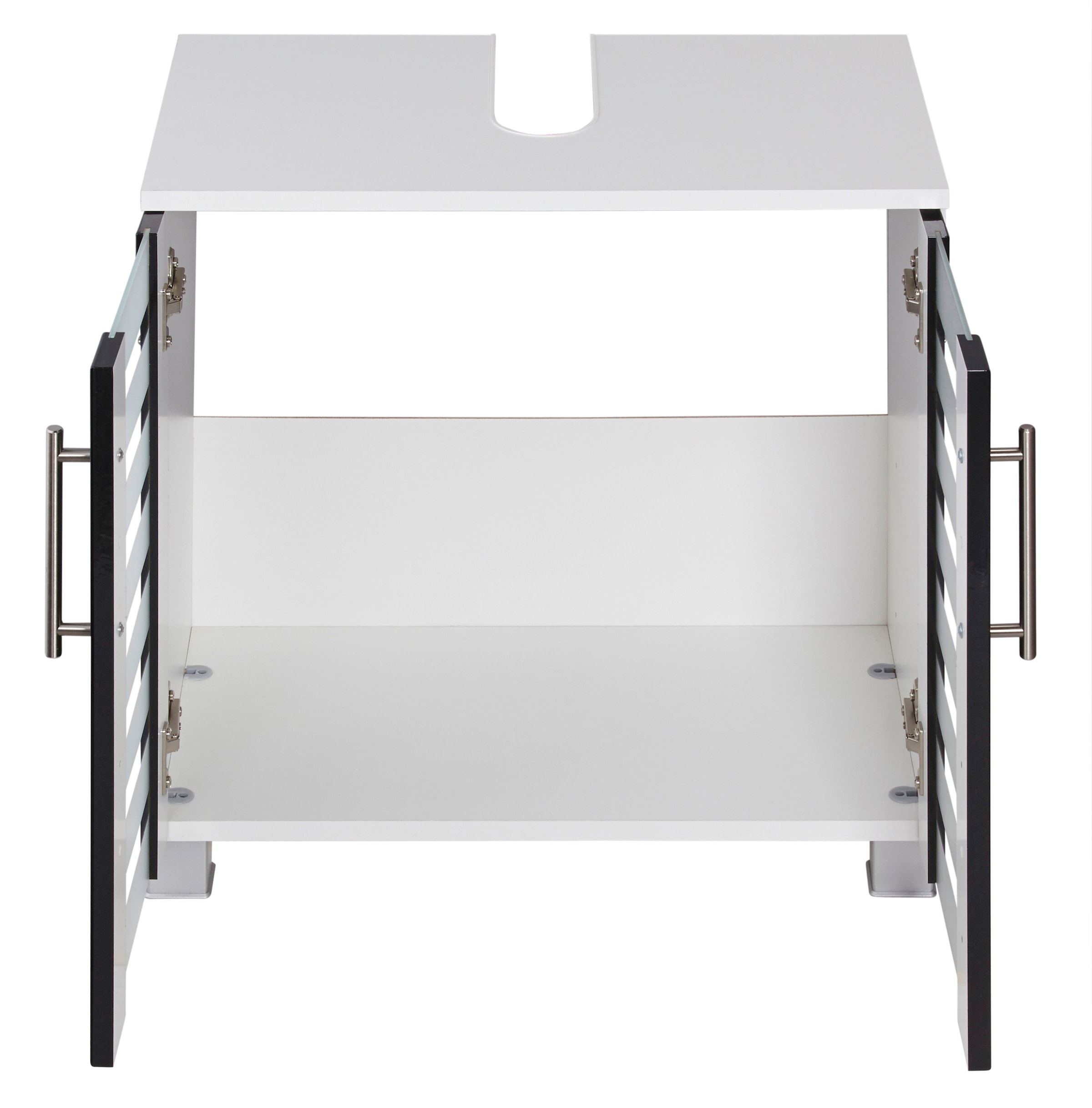 welltime Waschbeckenunterschrank »Jaca«, Breite 60 cm, mit MDF Hochglanz-Fronten