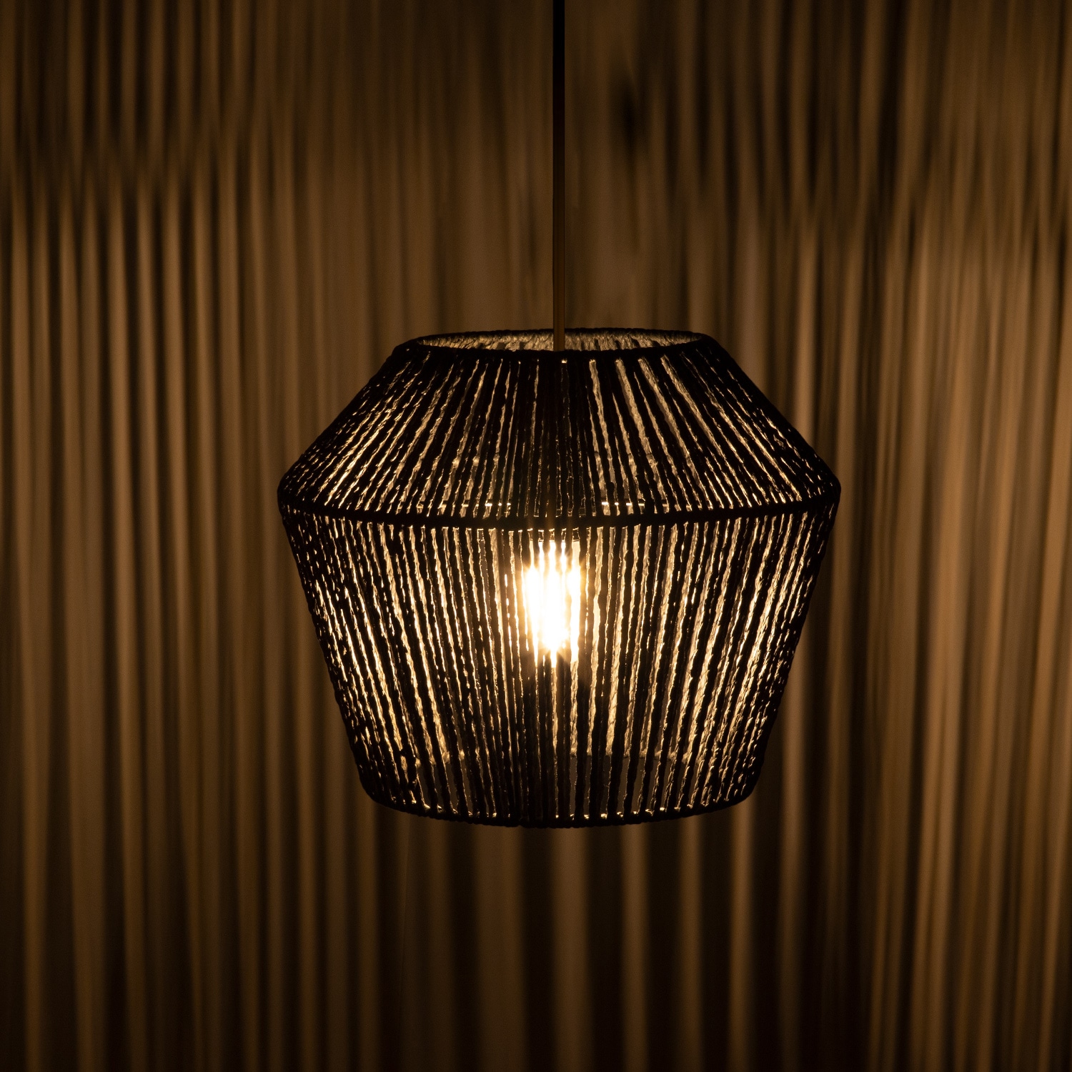 Paco Home Pendelleuchte »Pinto«, 1 flammig-flammig, Deckenlampe aus Aluminium und Papier, Ø Schirm ca. 33 cm, Fassung E27