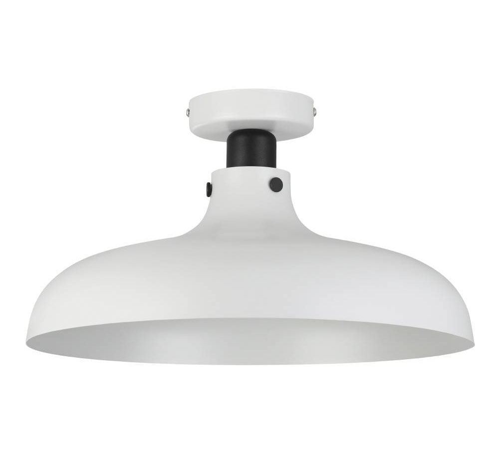 EGLO Deckenleuchte »MATLOCK« E27 1 Stk. Deckenlampe, Metall in Grau und Schwarz, Flurlampe, E27, Ø 38 cm