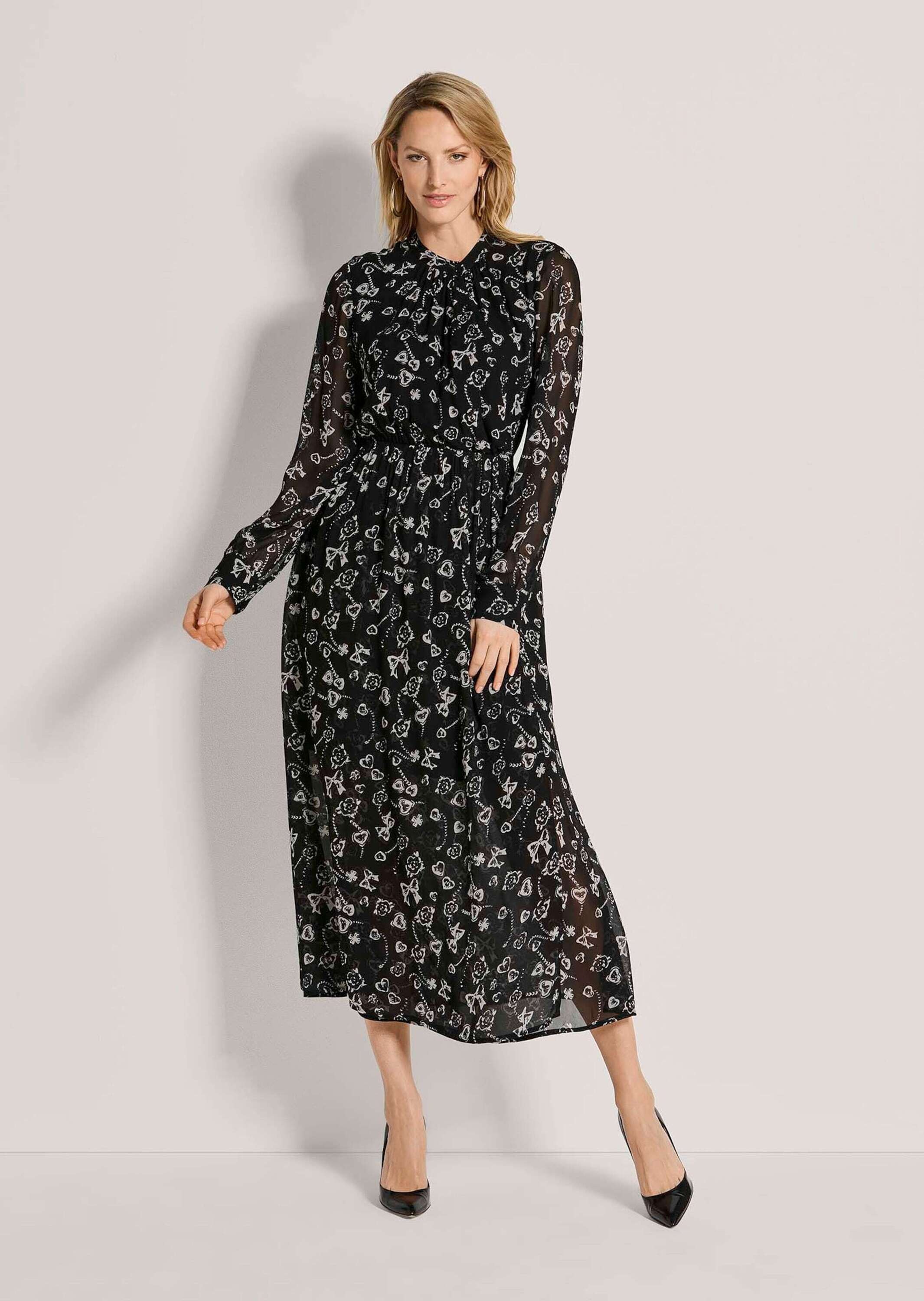 MADELEINE Maxikleid »Kleid Maxikleid in Wickeloptik« Ohne Tasche