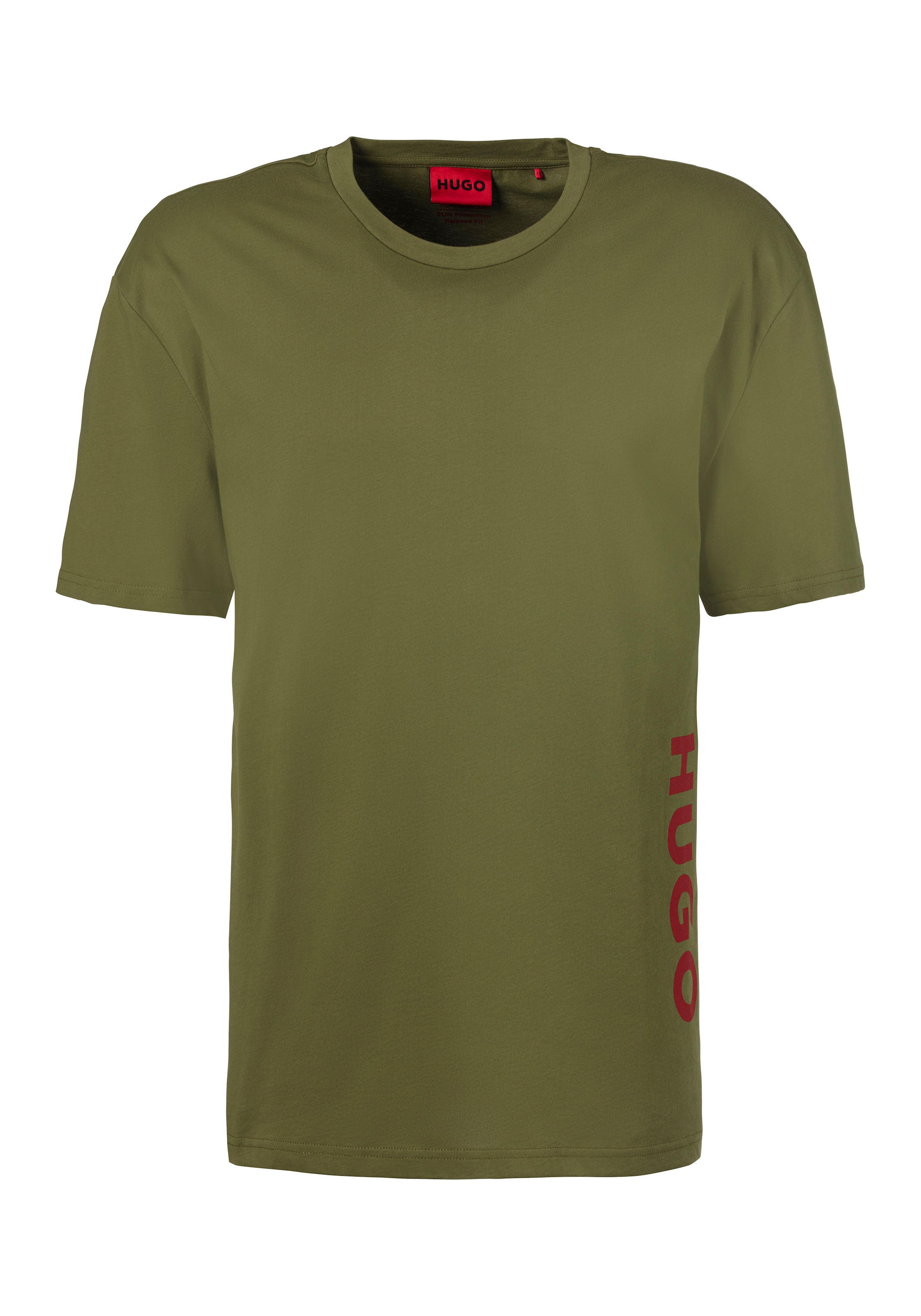 T-Shirt »T-SHIRT RN RELAXED«, mit seitlichem Logoschriftzug