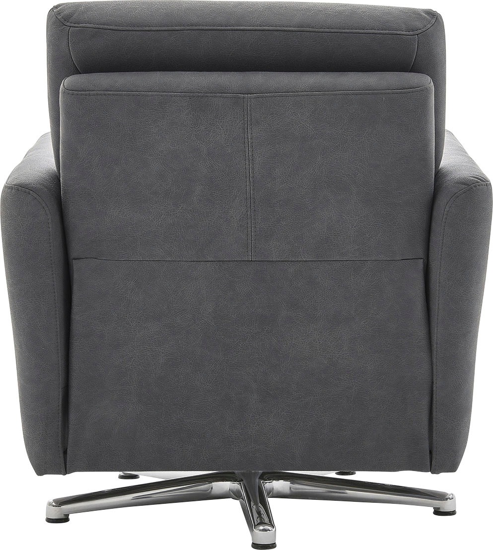 CALIZZA INTERIORS Drehsessel »Lari«, wahlweise mit einsteckbarer Kopfstütze