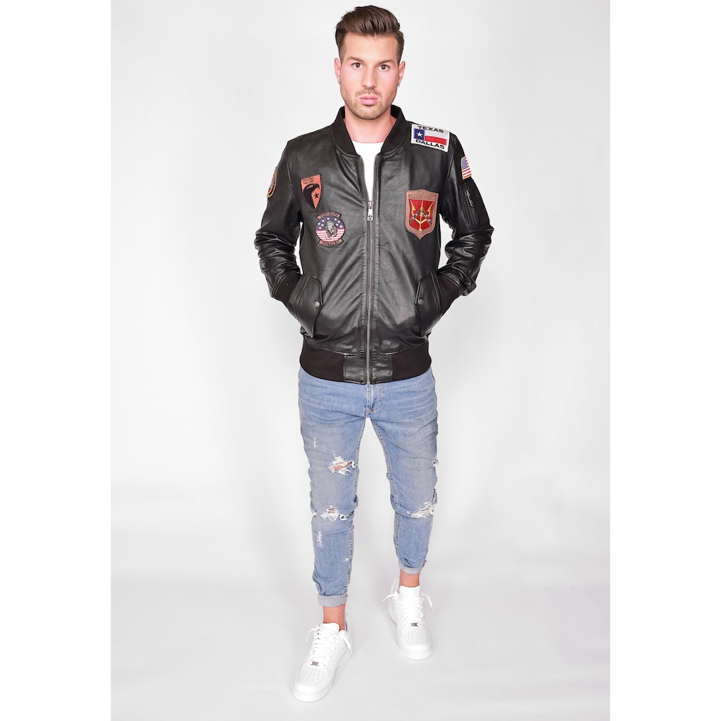 TOP GUN Lederjacke »Lederblouson TG2020212112«