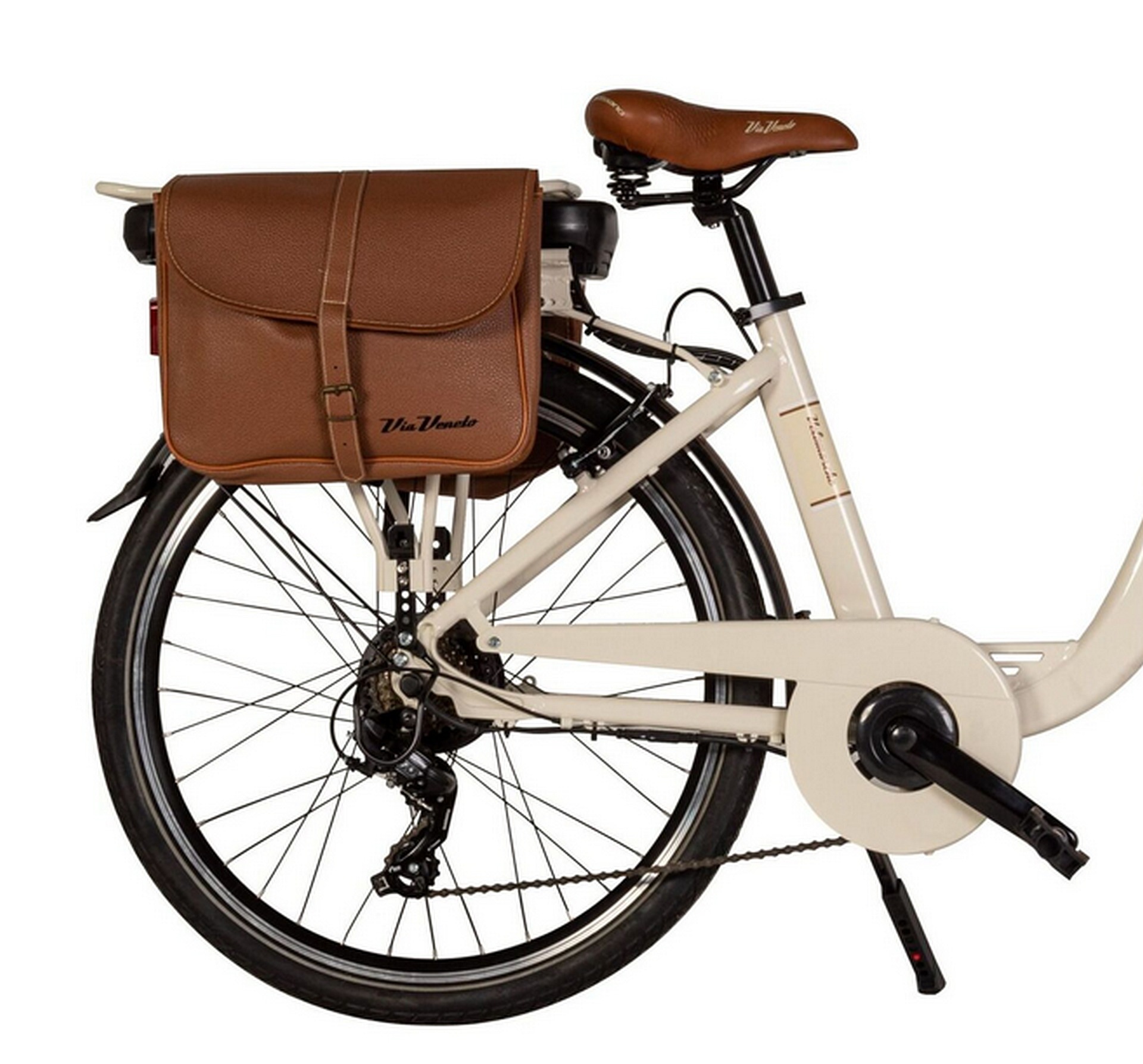 VENICE - I love Italy E-Bike »Elektro-Citybike MONOTUBO CLASSIC Lady 28 Zoll, beige«