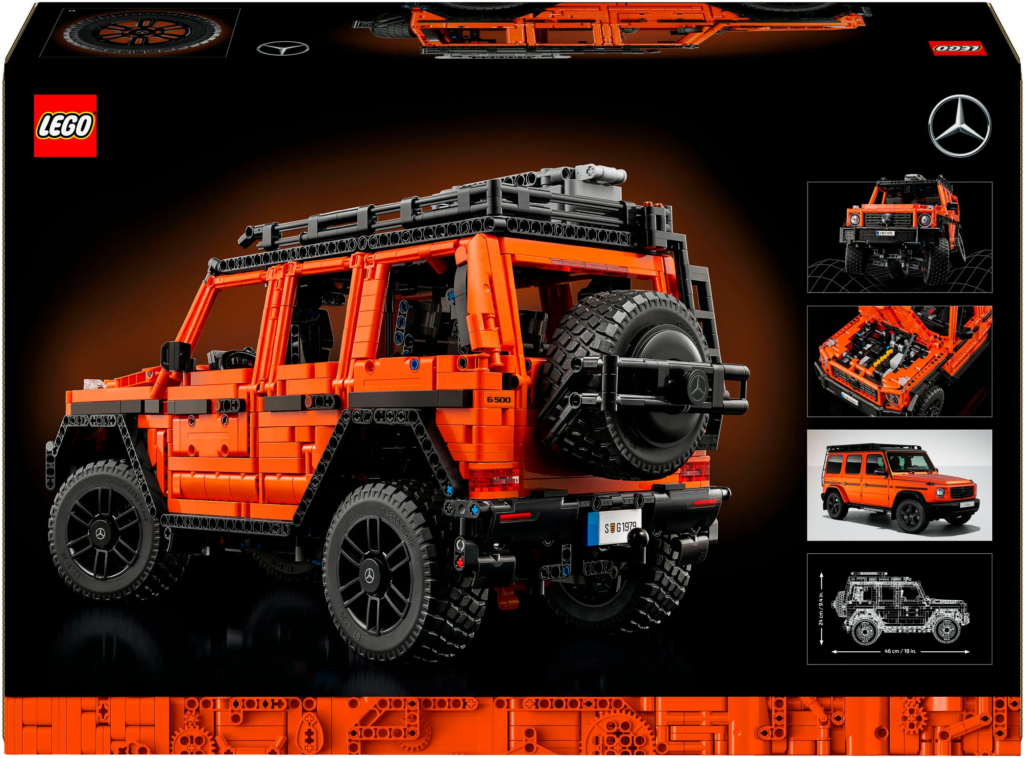 LEGO® Konstruktionsspielsteine »Mercedes-Benz G 500 PROFESSIONAL Line (42177), LEGO Technic«, (2891 St.), Made in Europe