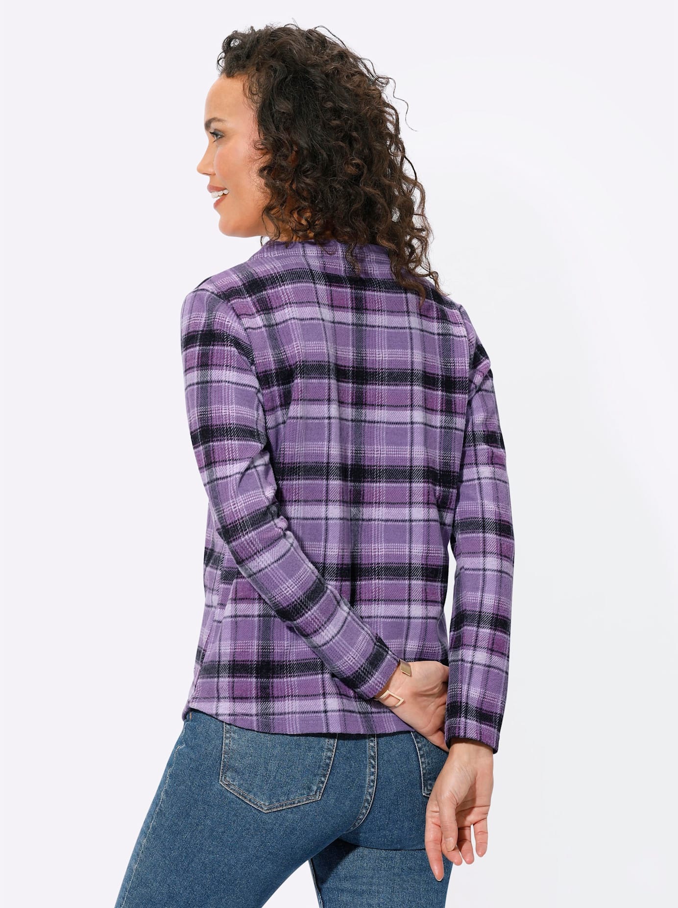 Casual Looks Langarmshirt »Jacquard-Shirt«, (1 tlg.)