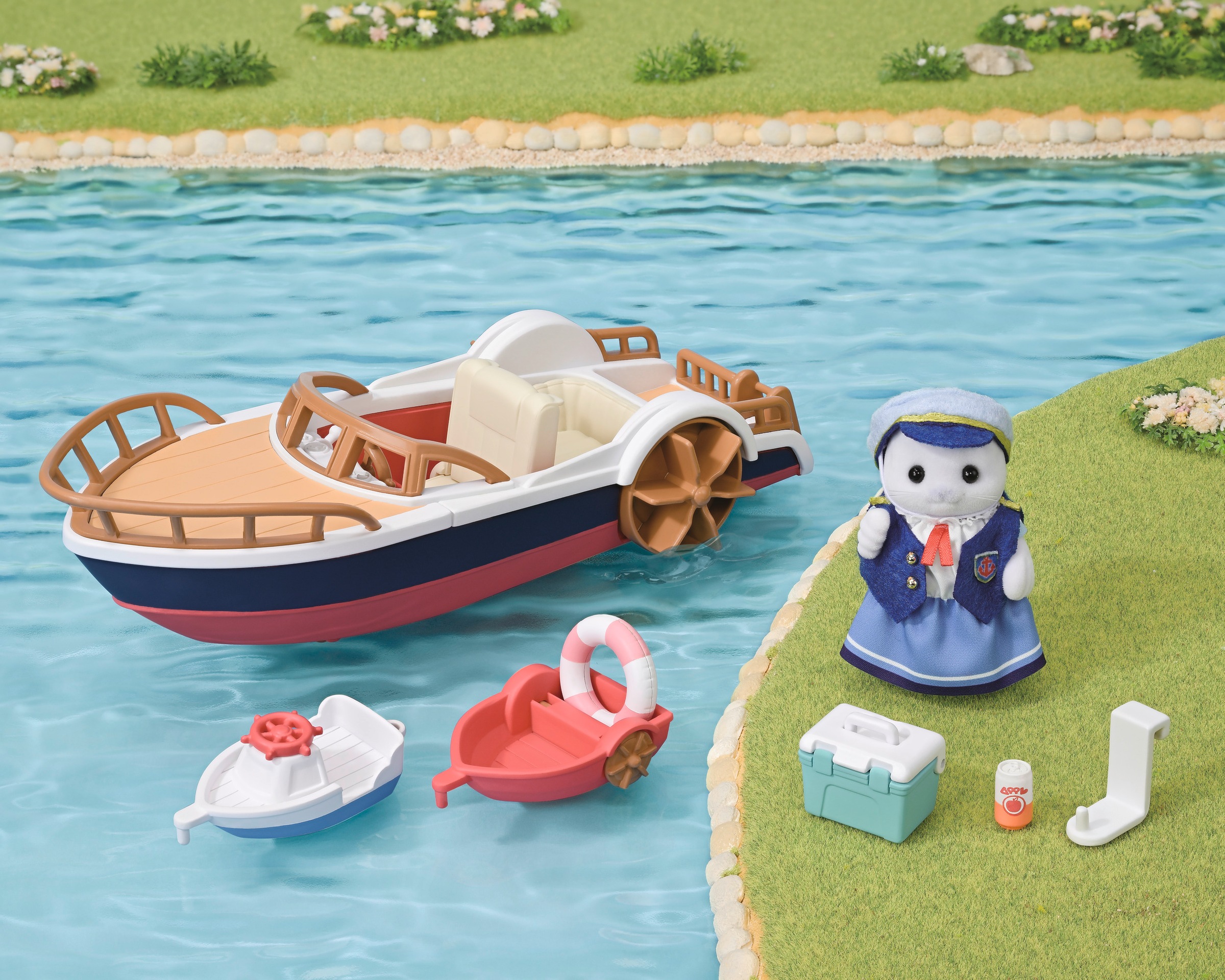 Sylvanian Families Spielzeug-Boot »Ausflugsboot mit Robbe«