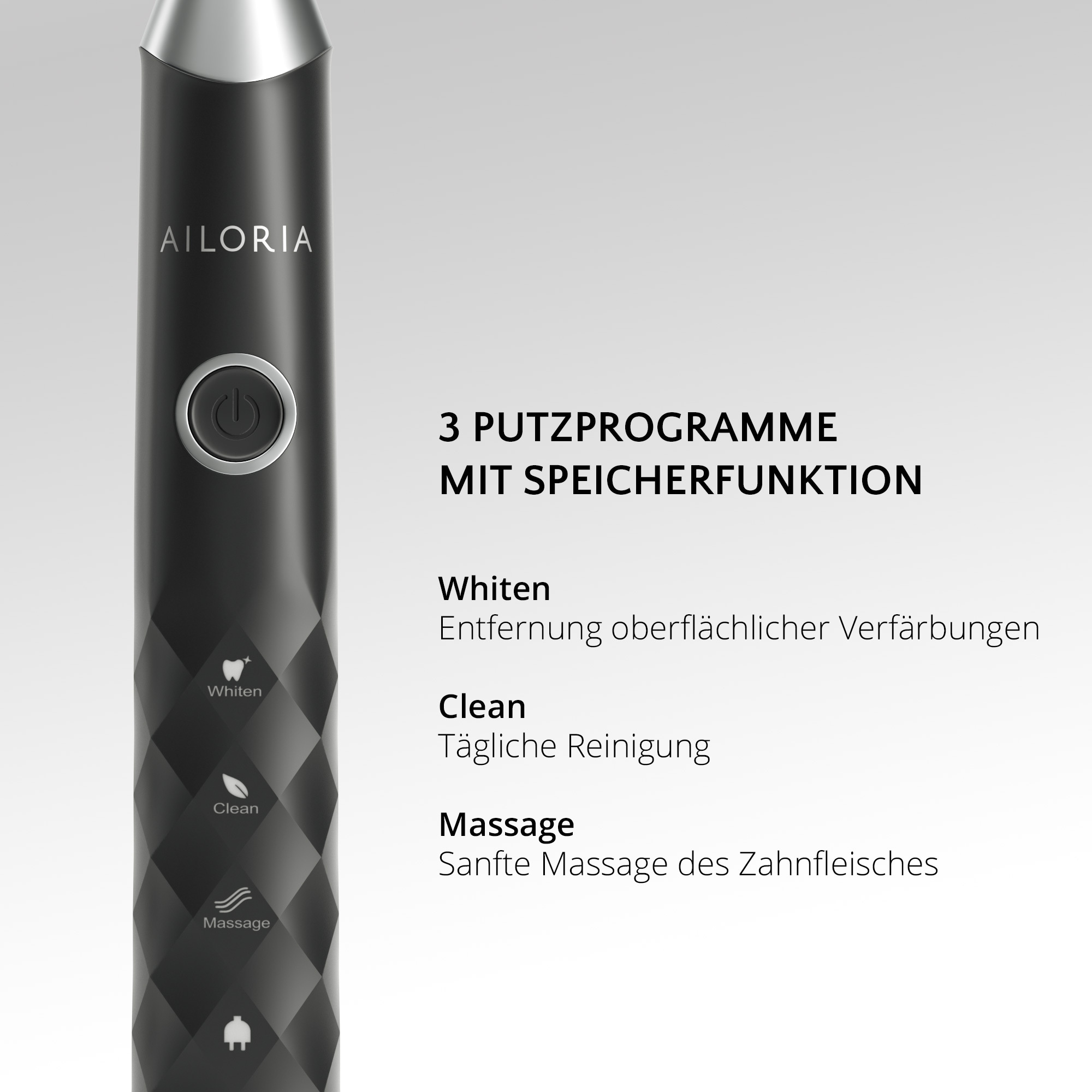 AILORIA Schallzahnbürste »USB-Schallzahnbürste SHINE BRIGHT«
