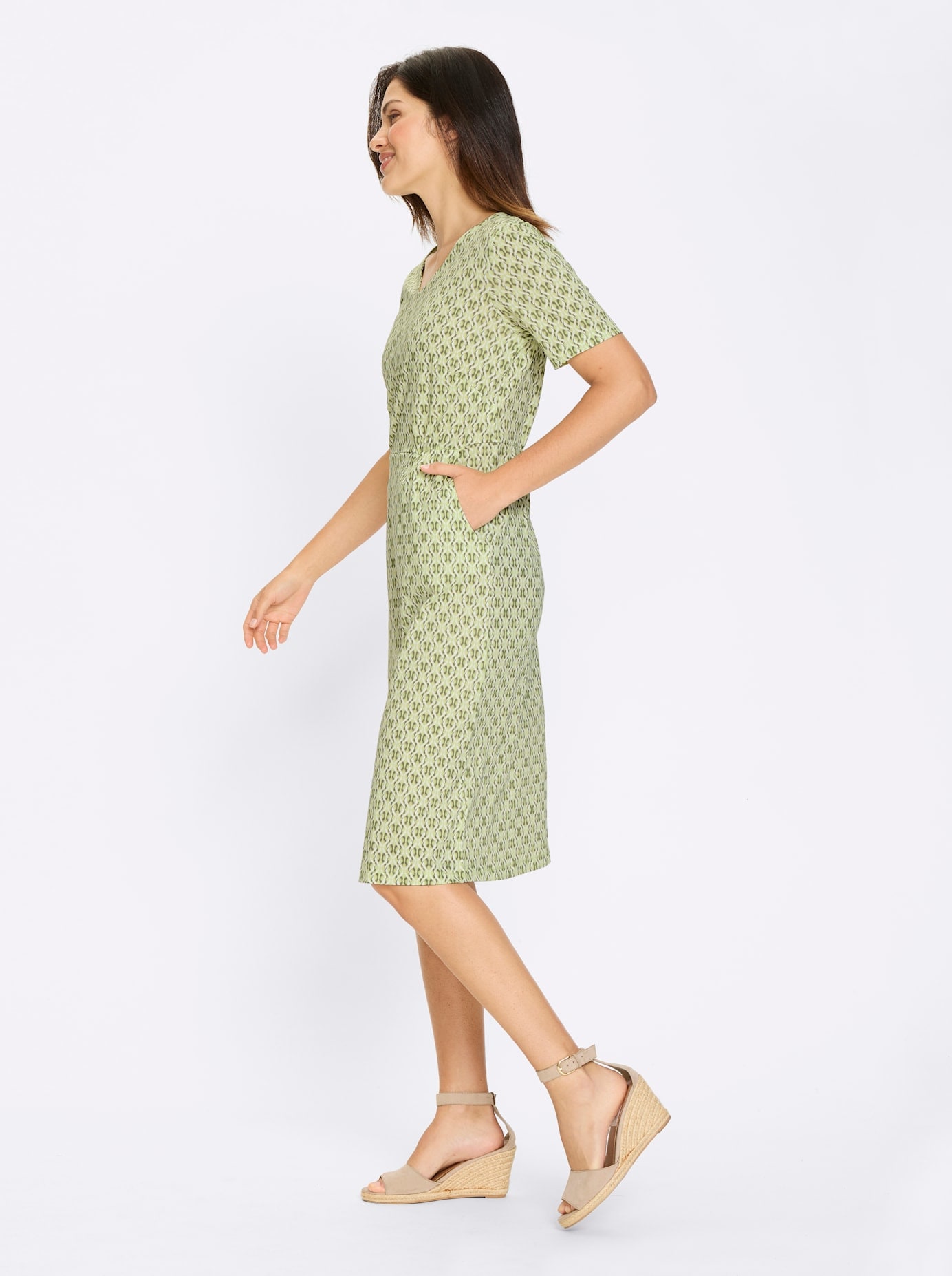 Classic Basics Jerseykleid »Jersey-Kleid« Eingrifftaschen