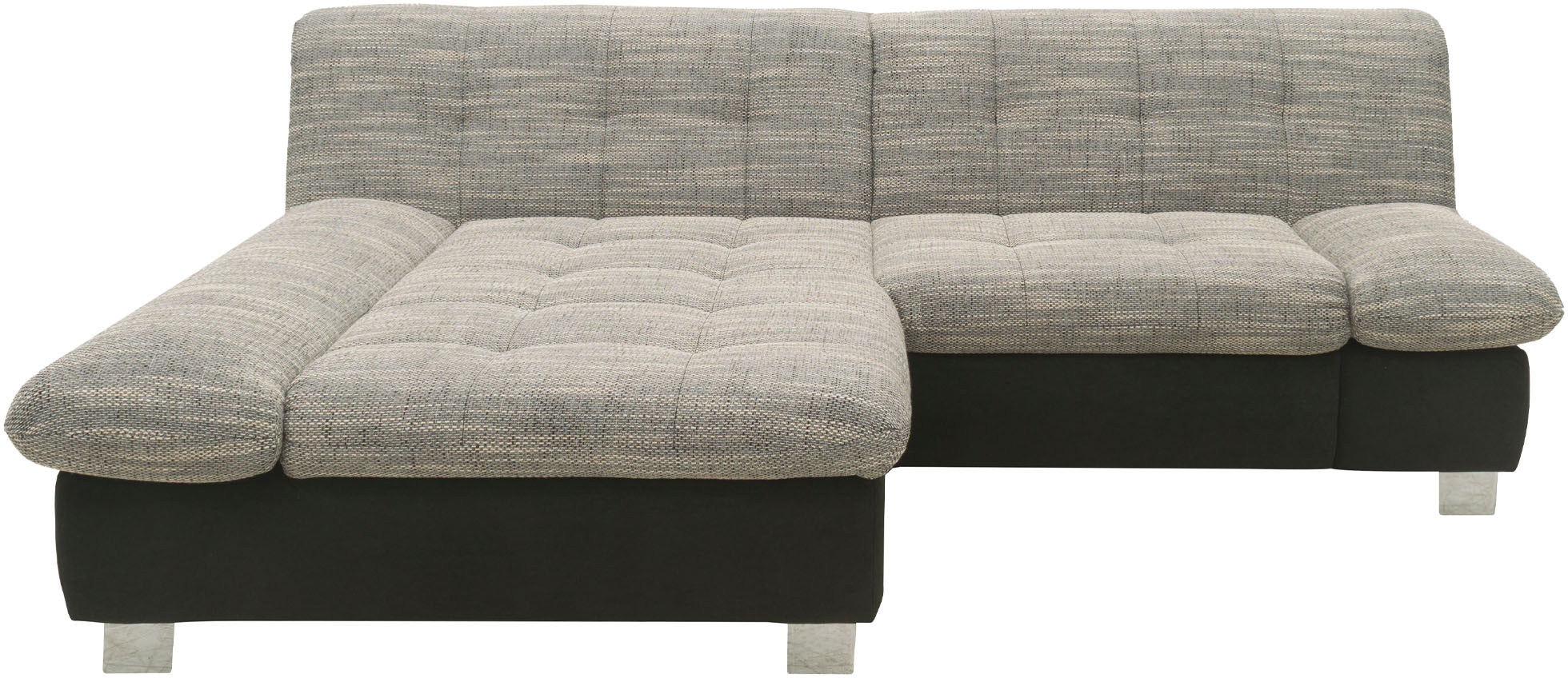 DOMO collection Ecksofa »100031 234x157 cm, kompakt, komfortabel & bequem, L-Form« whlw. mit Bettfunktion und Armteilverstellung