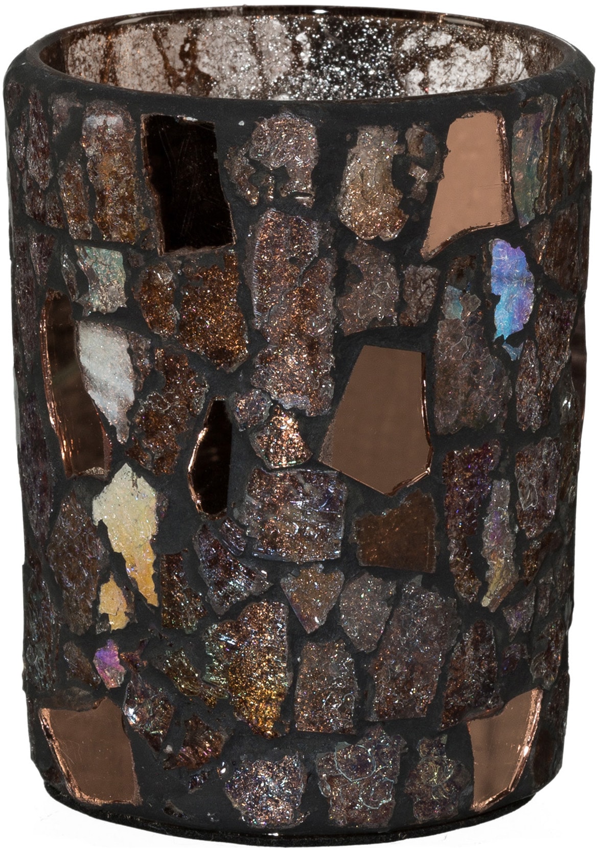 Windlicht, (4 St.), mit wunderschönem Mosaik, 4er Set, Höhe ca. 10 cm
