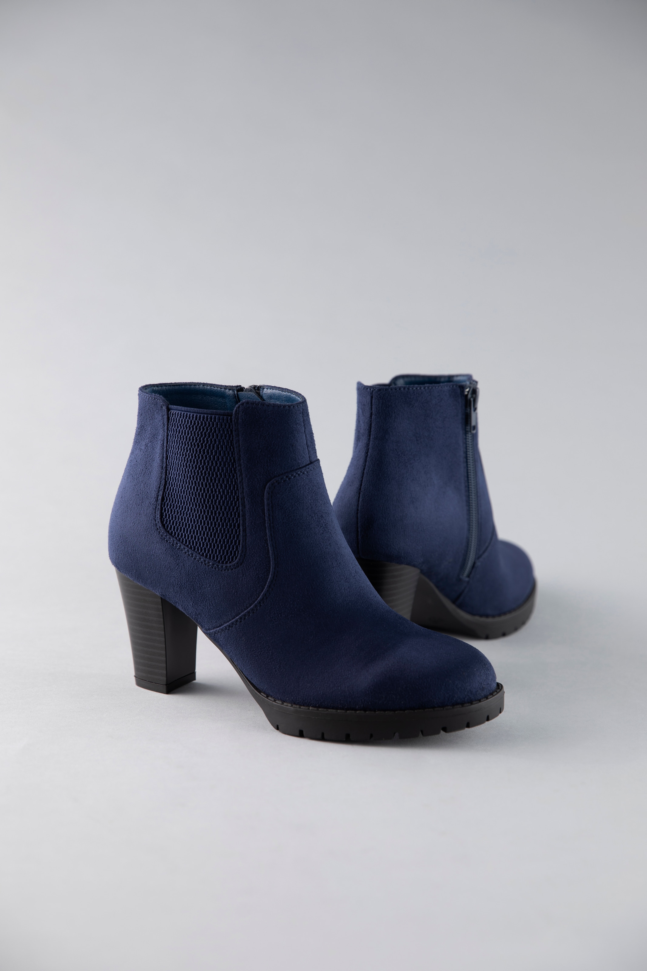 Aniston SHOES Stiefelette, Ankleboots mit seitlichem Stretcheinsatz - NEUE KOLLEKTION