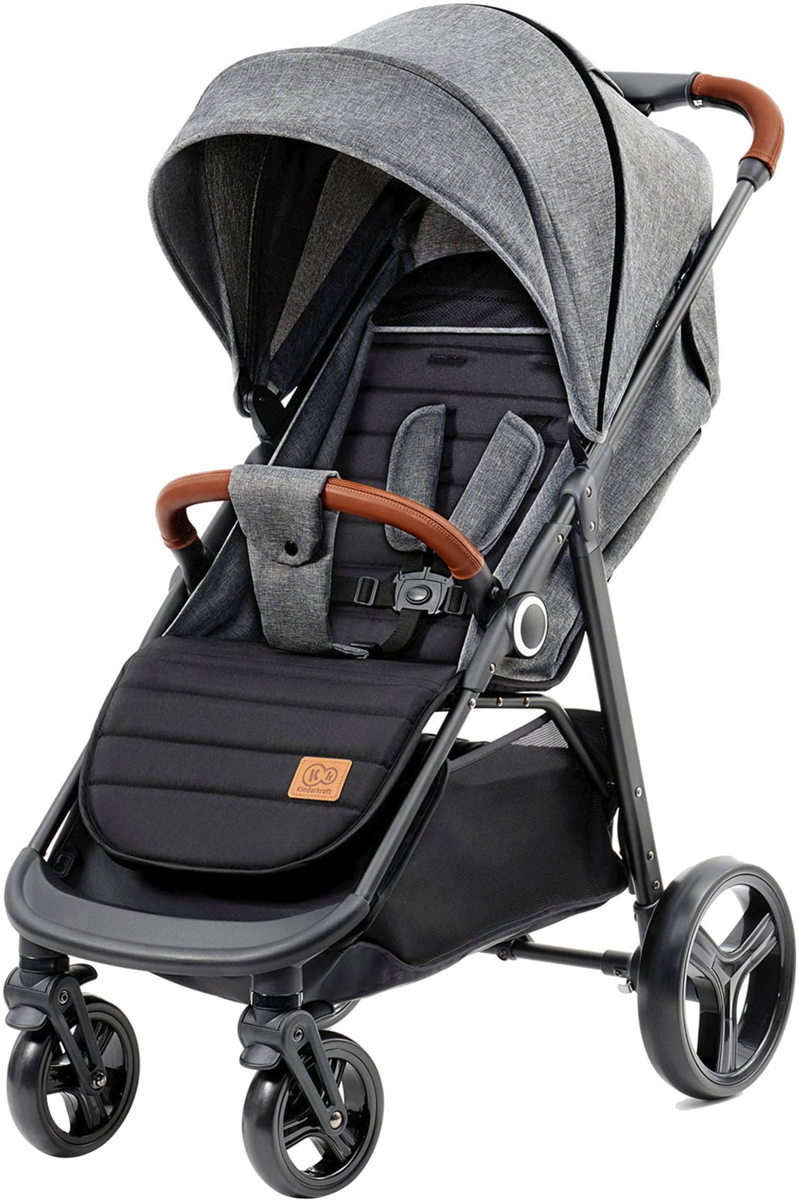 Kinderkraft Kinder-Buggy »GRANDE PLUS« 22 kg in grau