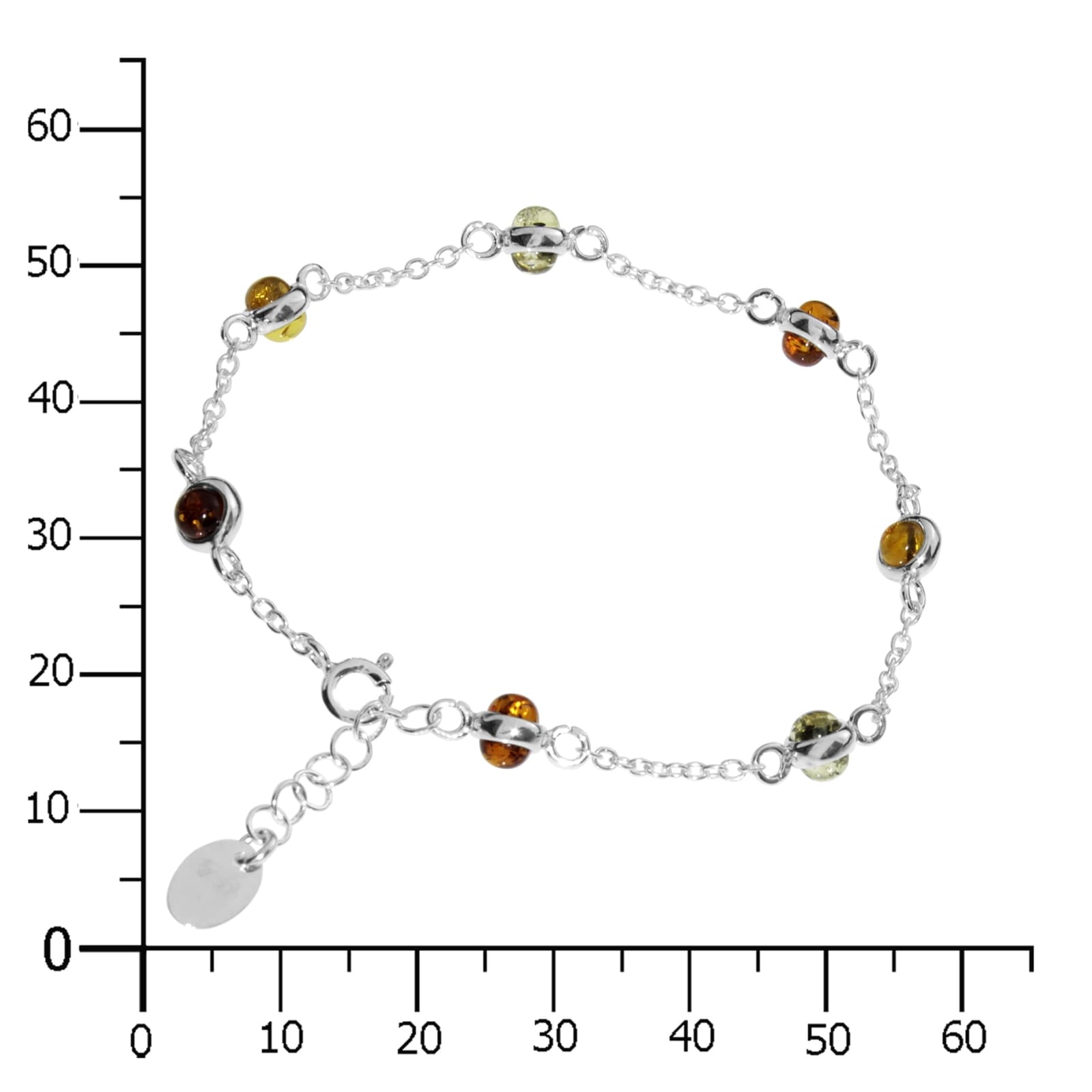 OSTSEE-SCHMUCK Armband »- Adelina klein - Silber 925/000 - Bernstein«