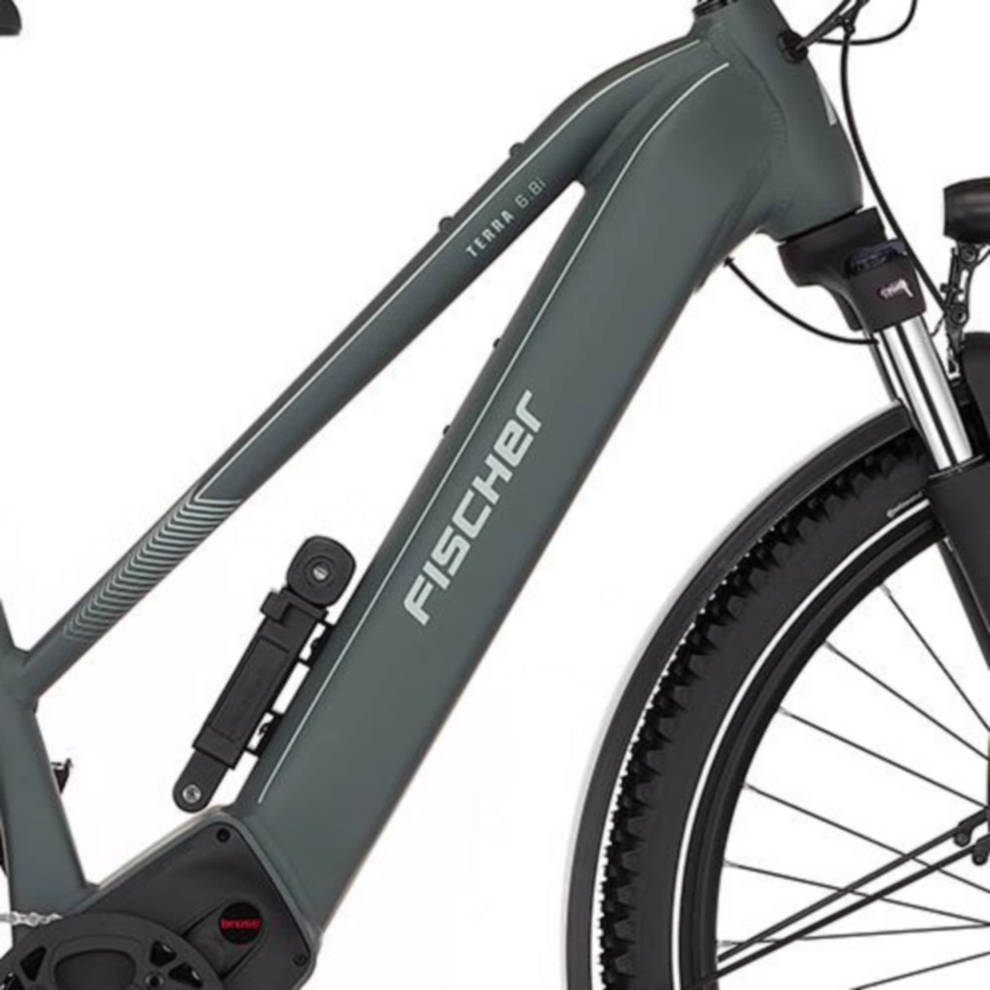 FISCHER Fahrrad »TERRA 6.8I 711 ULTIMATE« 9 Gang Shimano Cues RD-U3020 Schaltwerk Mittelmotor