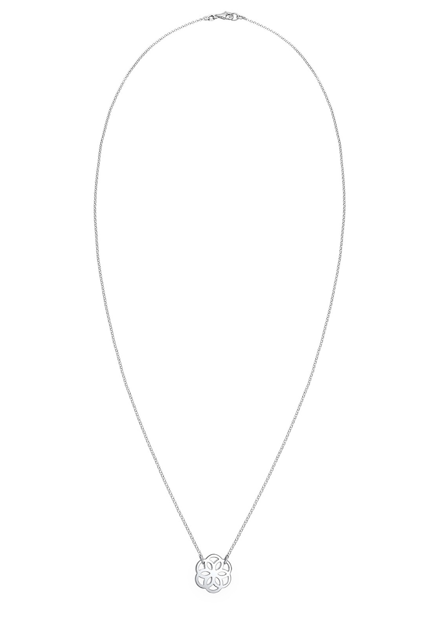 Elli Kette mit Anhänger »Halskette Blume Floral Blüte 925 Silber«