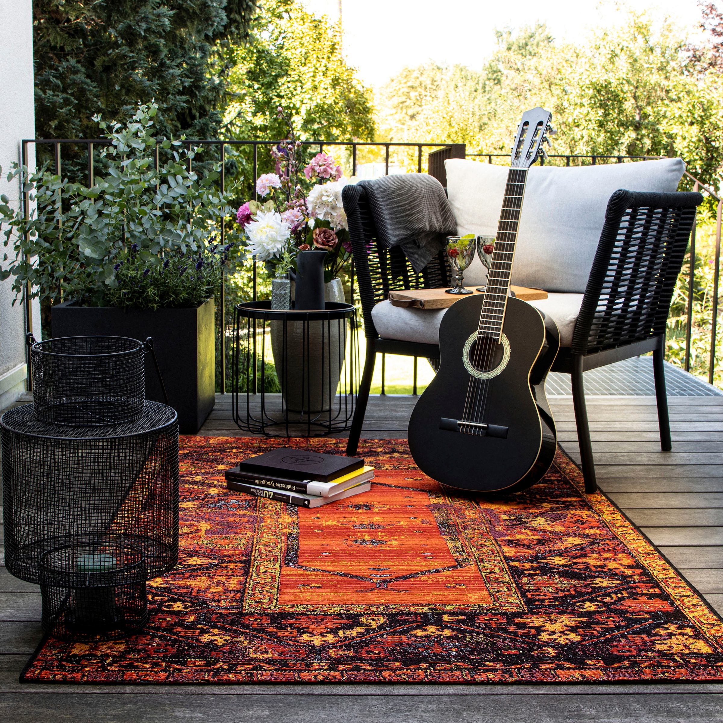 Obsession Teppich »My Gobelina 640«, rechteckig, 6 mm Höhe, Kurzflor, Orient-Optik, Jacquard-Webtechnik, In- und Outdoor geeignet
