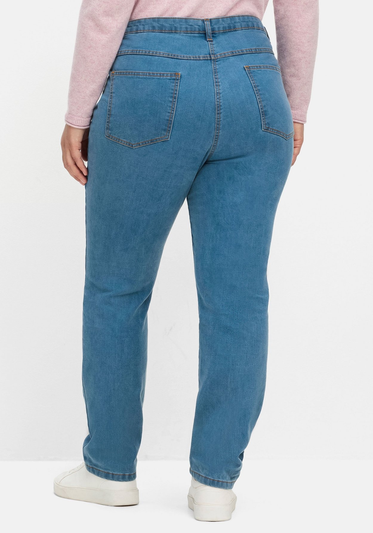 Sheego Gerade Jeans »Gerade Thermojeans innen weich und wärmend angeraut«