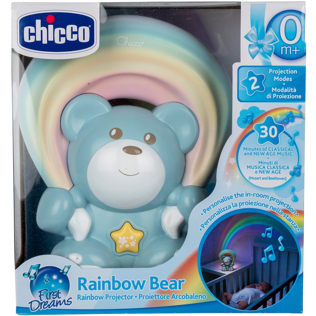 Chicco Nachtlicht »Regenbogenprojektor Bär, Blau«