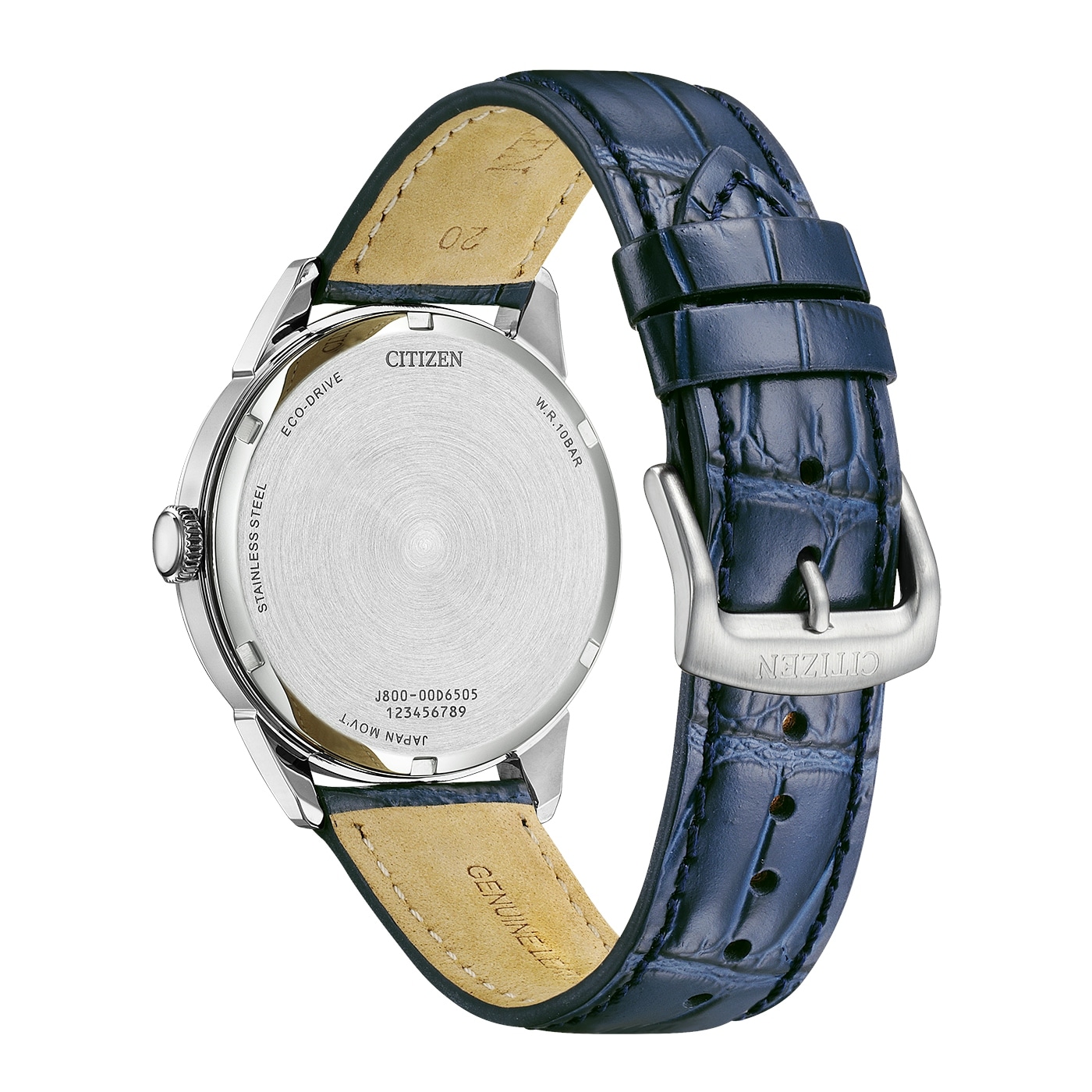 Citizen Solaruhr »Eco-Drive Classic ( C7 Design)« Armbanduhr, Herrenuhr, Lederarmband, analog, Big Date