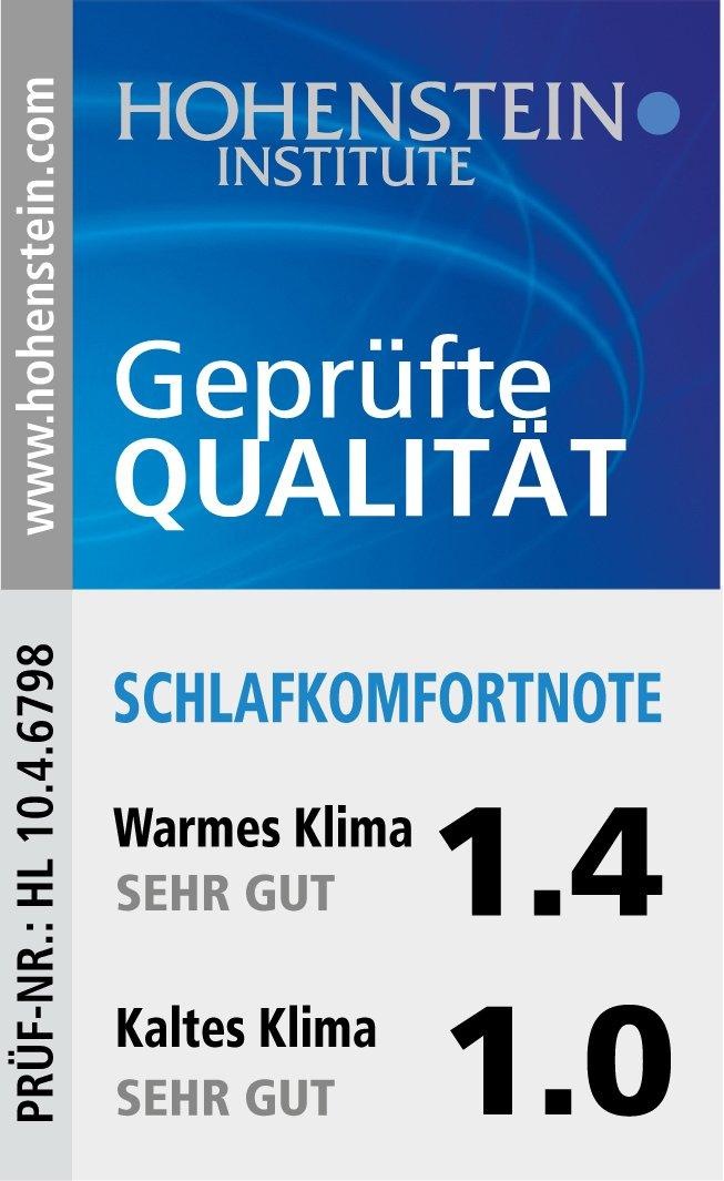 Sannwald Daunenbettdecke »Königstraum«, extrawarm, Füllung 90 % Daunen, 10 % Federn, Bezug 100 % Baumwolle, (1 St.), Wärmeisolation