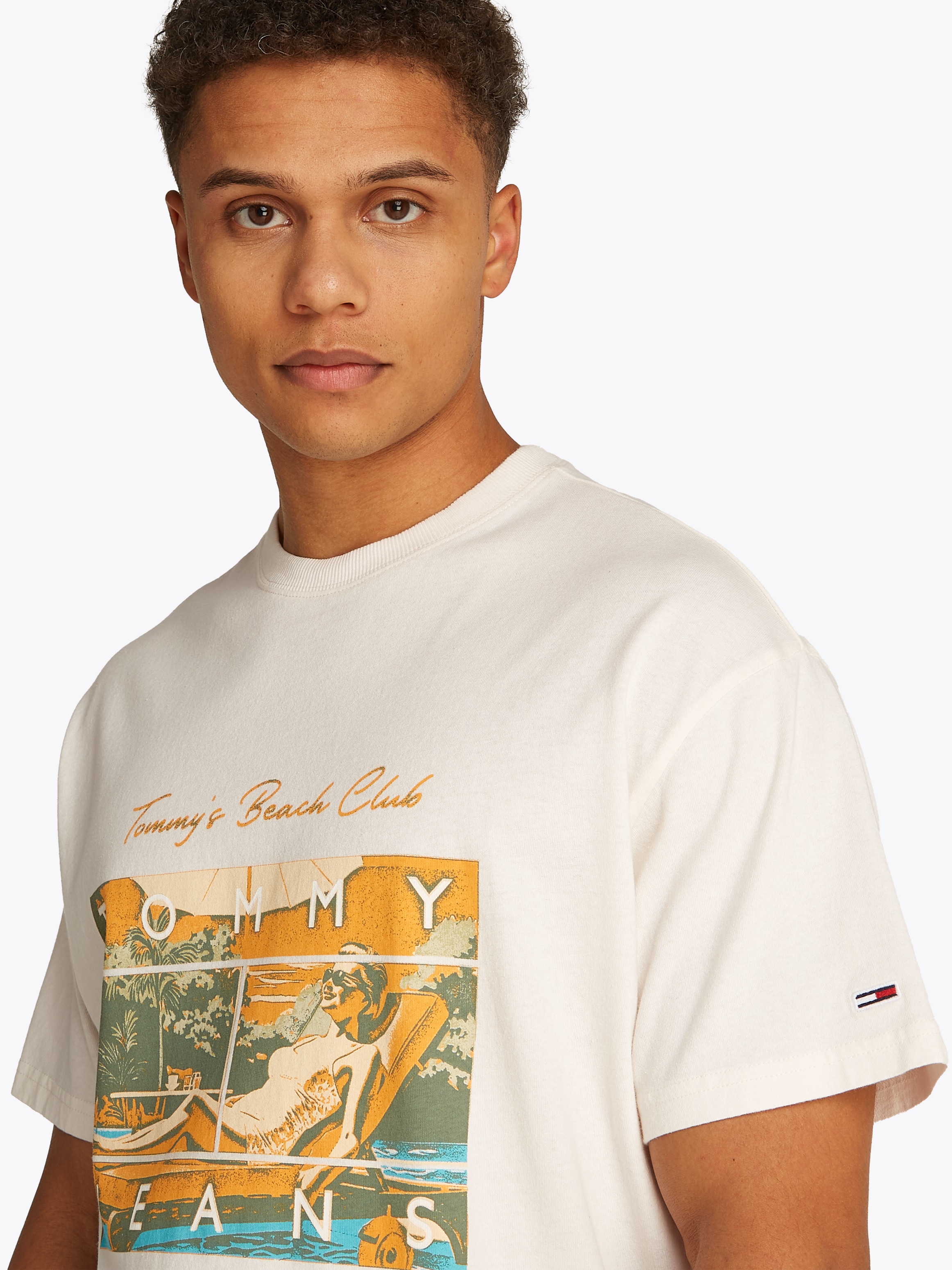 Tommy Jeans T-Shirt »TJM RLX BEACH CLUB GRAPHIC TEE«