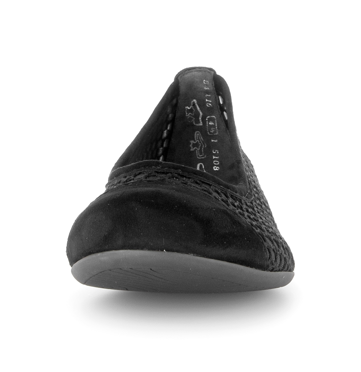 Gabor Ballerina  Frühlingsschuh, Schlupfschuh in sommerlicher Häkeloptik