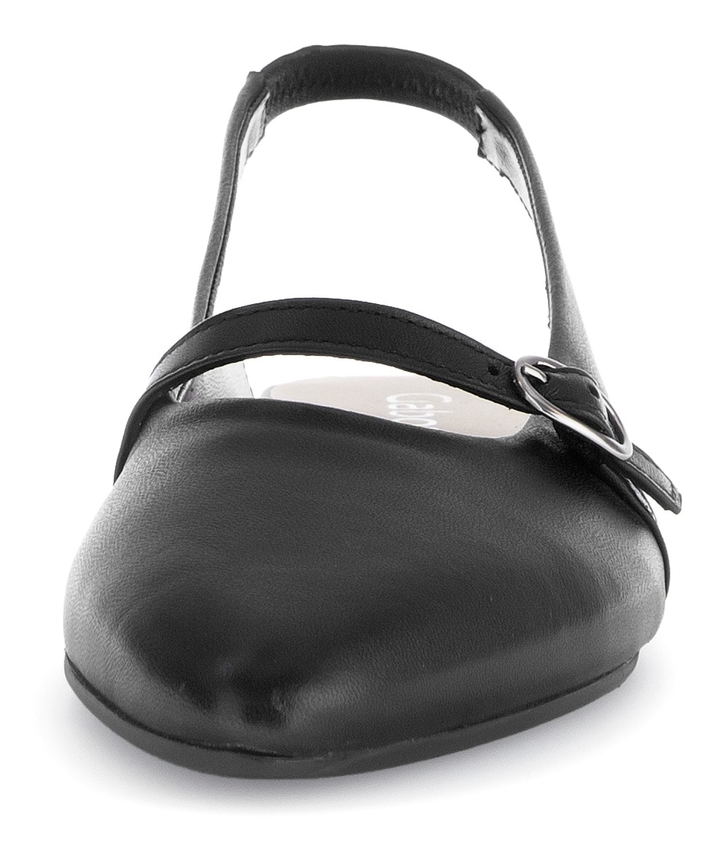Gabor Slingpumps, Blockabsatz, Abendschuh, Businessschuh, elastisches Fersenriemchen