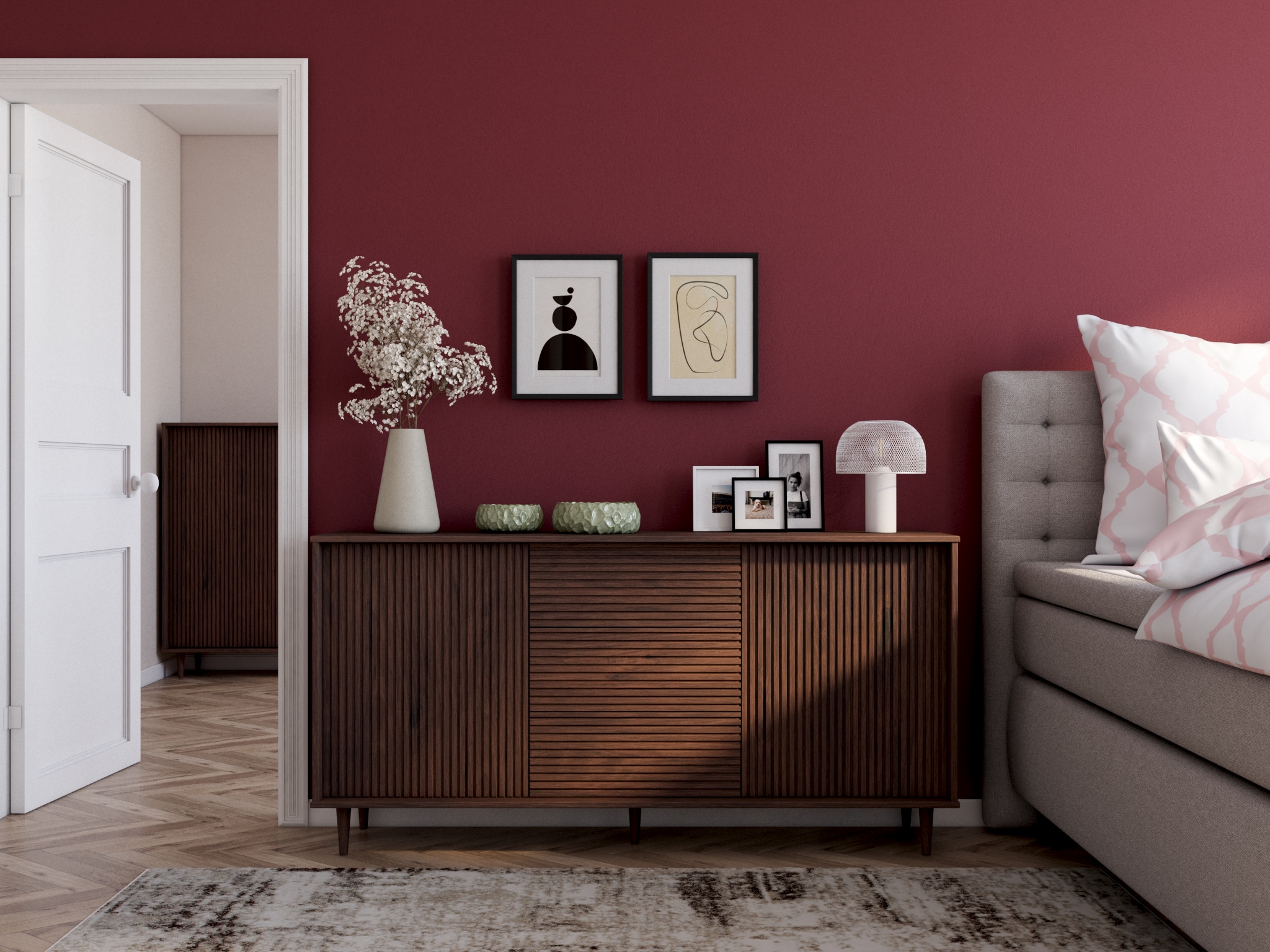 my home Teppich »Salsa« rechteckig 9 mm Höhe mit besonders weichem Flor, Kurzflor, im Vintage-Look, dichte Qualität