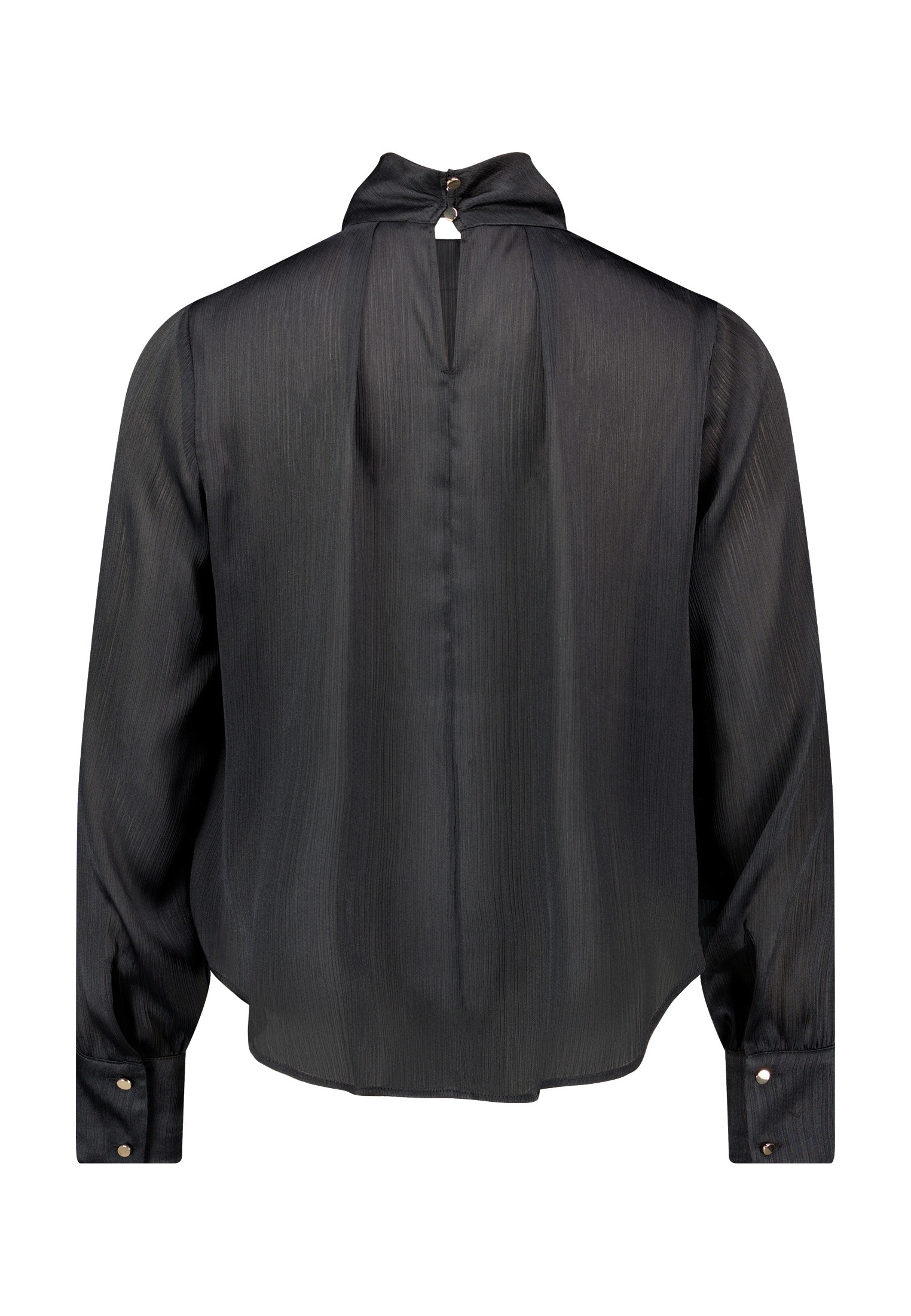 Zero Satinbluse »Satin-Bluse mit Crinkle-Effekt«