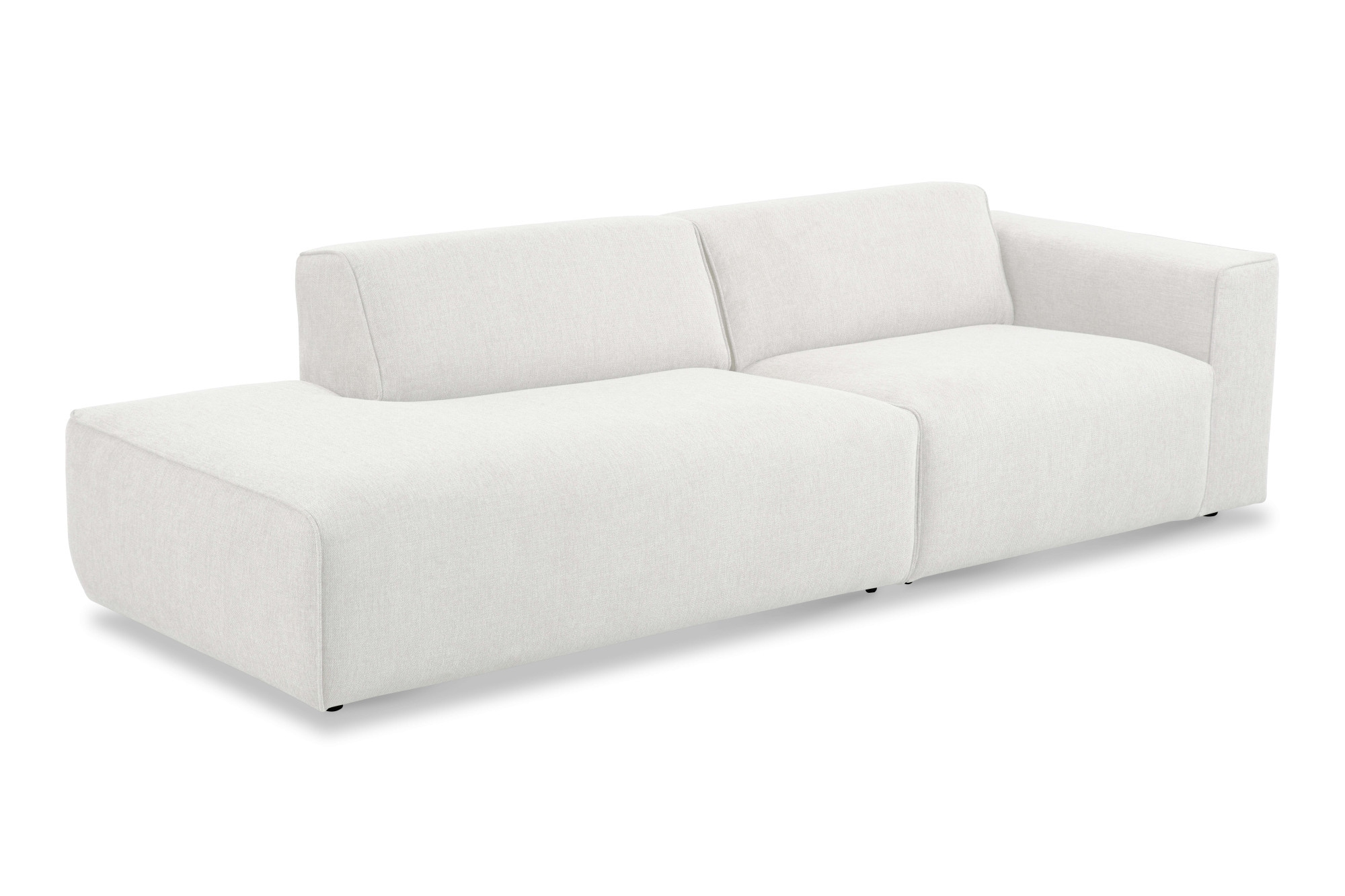 Home affaire 2-Sitzer »Noord mit Kedernaht, Breite 227 cm« Cord, Struktur, Webstoff, mit Wellenunterfederung, Massivholzrahmen