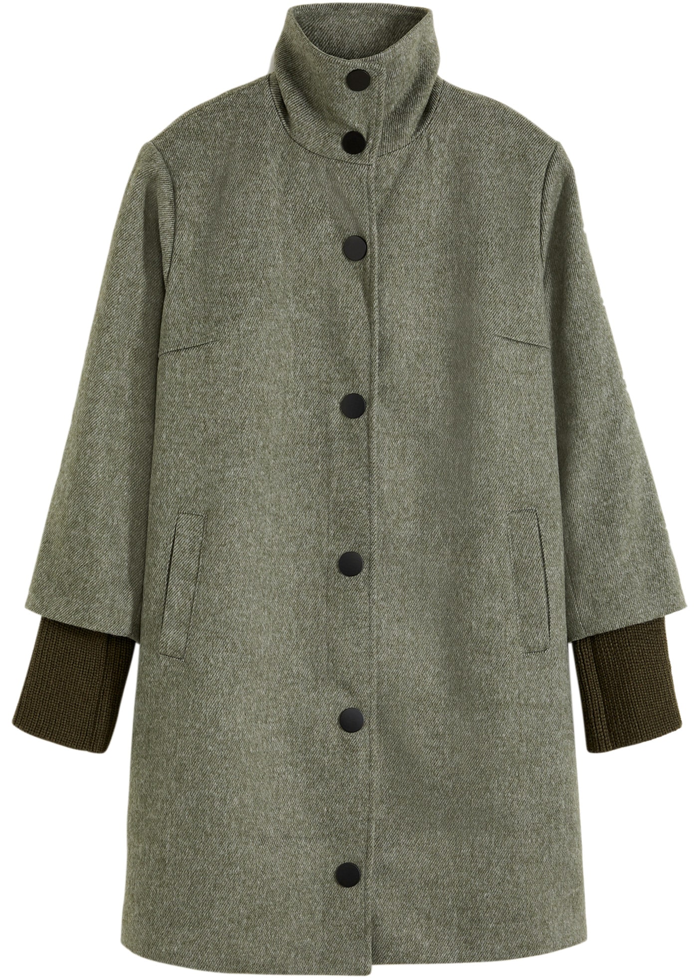 bonprix Kurzmantel »Kurzmantel in Wolloptik« Kurzmantel in Wolloptik