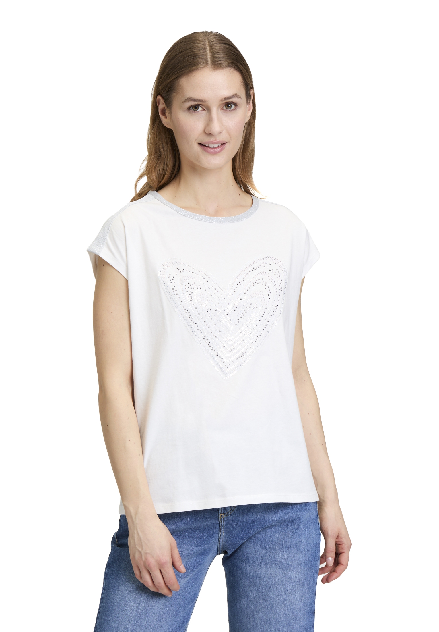 Cartoon Kurzarmshirt »Rundhals-Shirt mit Placement«