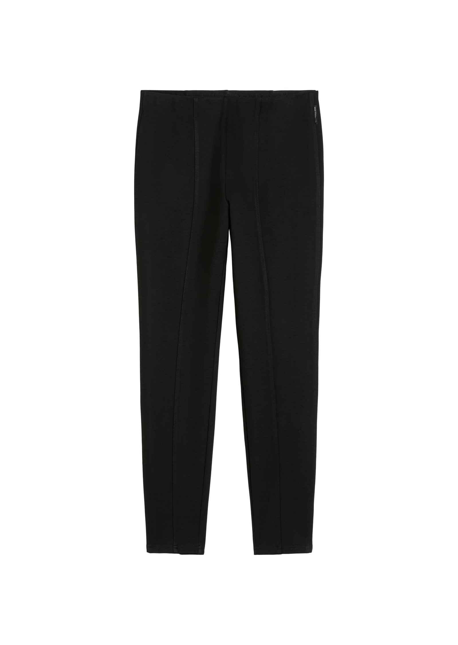 Marc O'Polo DENIM Jerseyhose, slim fit aus kompaktem Interlock, Naht in Bügelfalten-Optik