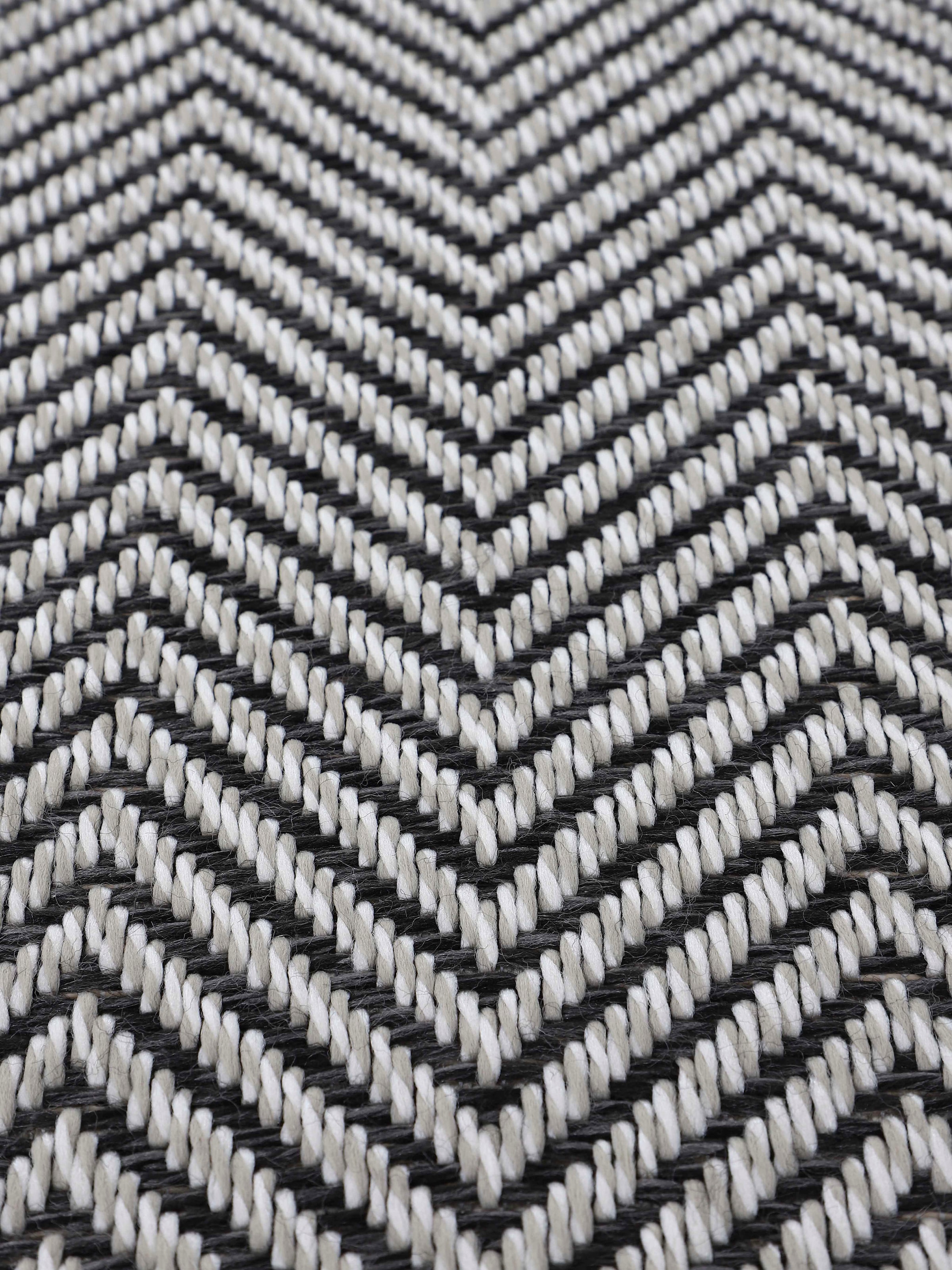 carpetfine Läufer »Boho 106«, rechteckig, 4 mm Höhe, robustes Flachgewebe, Sisal Optik, UV-beständig, Außenbereich