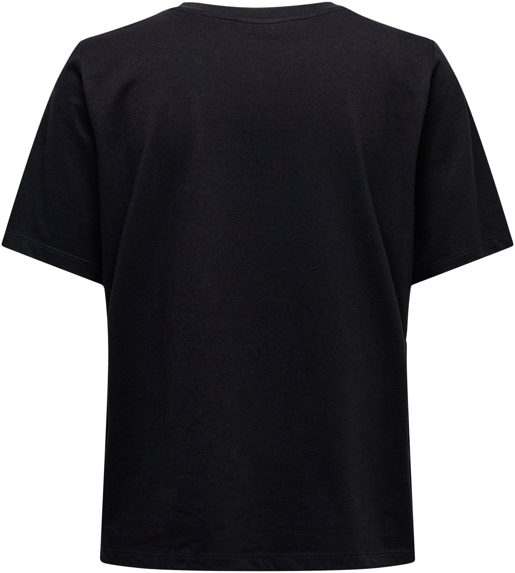 ONLY Kurzarmshirt »ONLONLY – T-Shirt mit Rundhals und klassischem Schnitt«, regular fit, casual, Single Jersey, Baumwolle, Rundhals