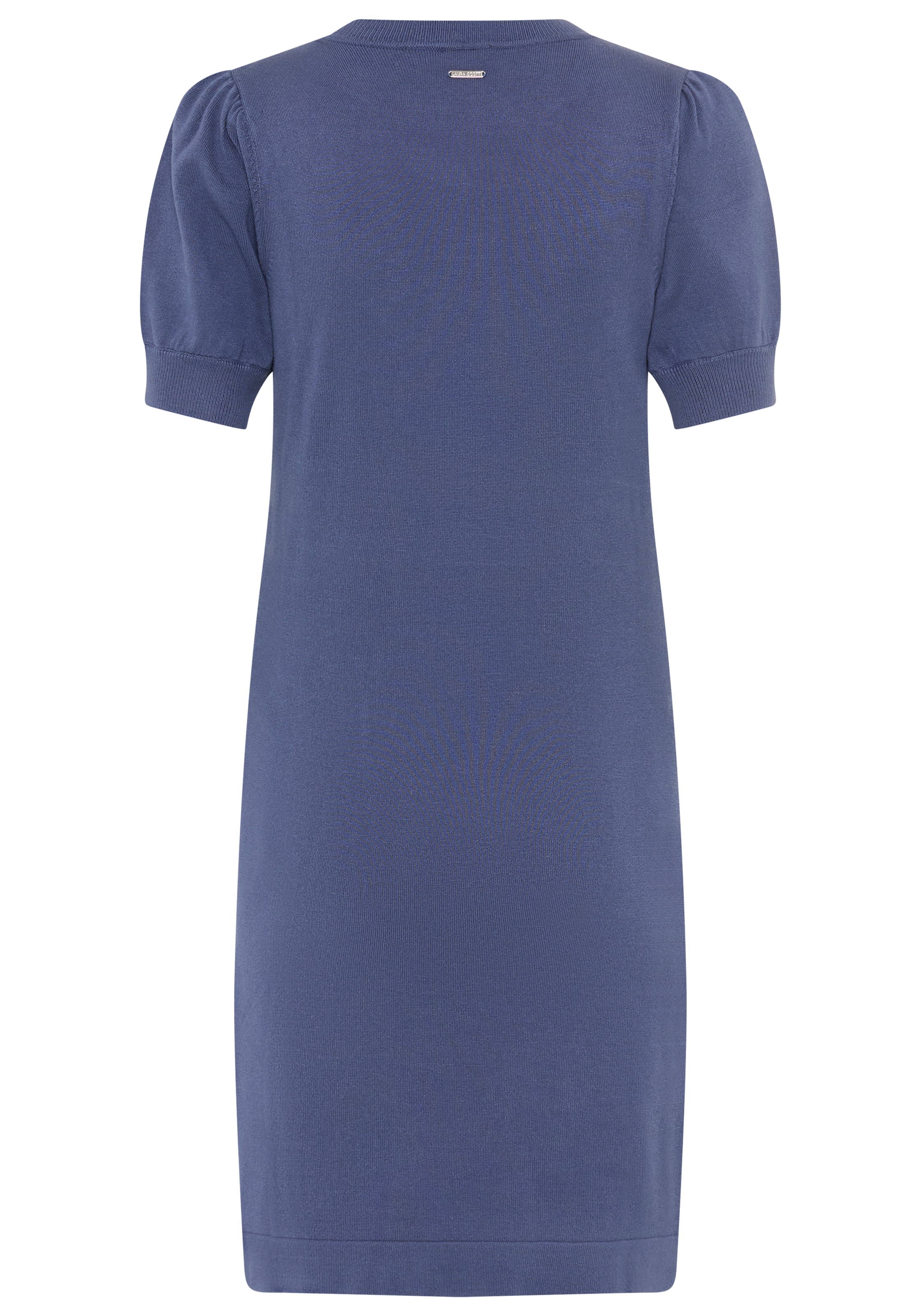 Laura Scott Strickkleid mit femininen Volumenärmeln, mit Halbarm