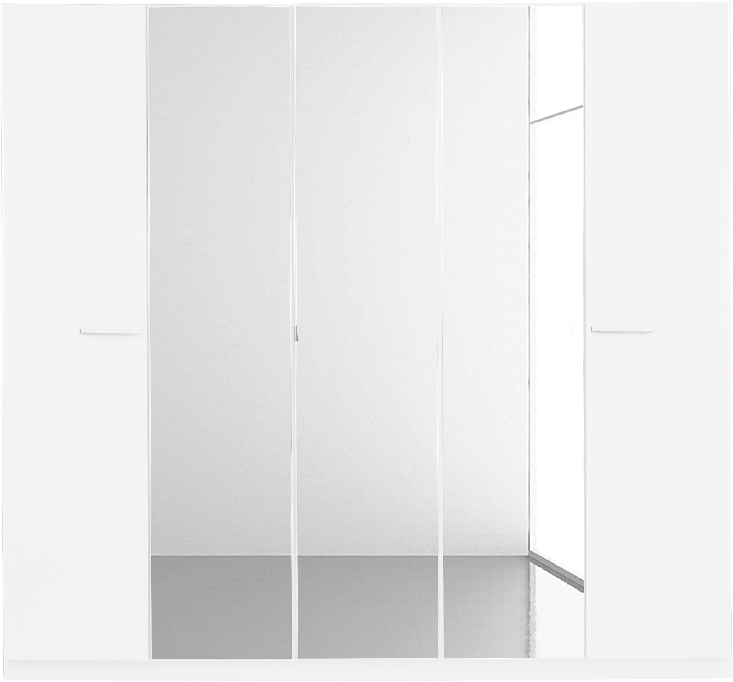 rauch Drehtürenschrank »Kleiderschrank Schrank Garderobe TOPSELLER OTELI inkl. Inneneinteilung«, (erhältlich in Breiten 91-360 cm, ab Breite 136cm inkl. Innenschubladen), mit zusätzlichen Einlegeböden, optional mit Spiegel MADE IN GERMANY