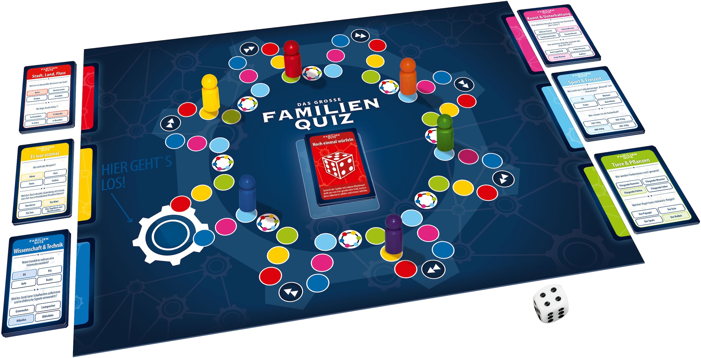 Noris Spiel »Das große Familien Quiz«, Made in Germany