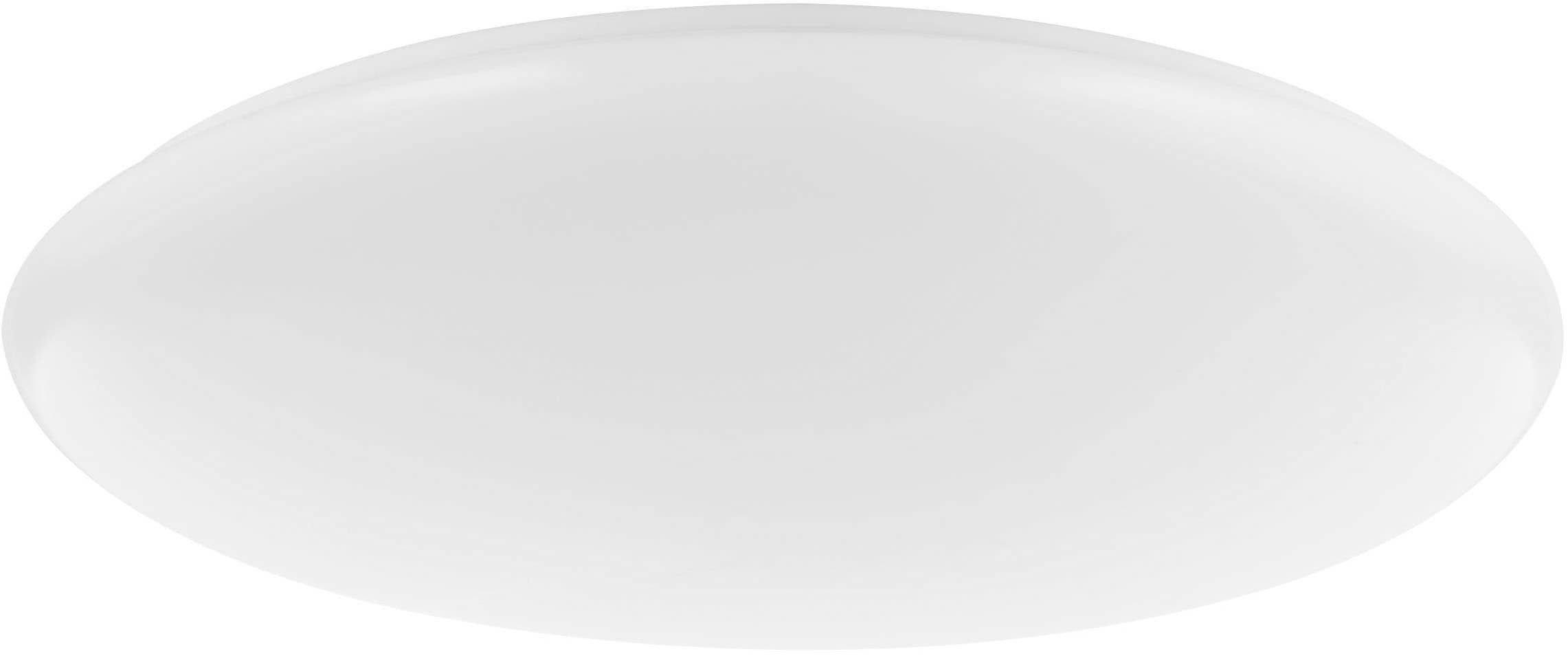 EGLO Deckenleuchte »Giron Deckenlampe, Stahl und Kunststoff, Wohnzimmerlampe, Flurlampe« LED-Modul 1 Stk. Kaltweiß | Neutralweiß | Warmweiß Wand-/Deckenleuchte - H8,5 x Ø76 cm - weiß - 54,5W inkl.