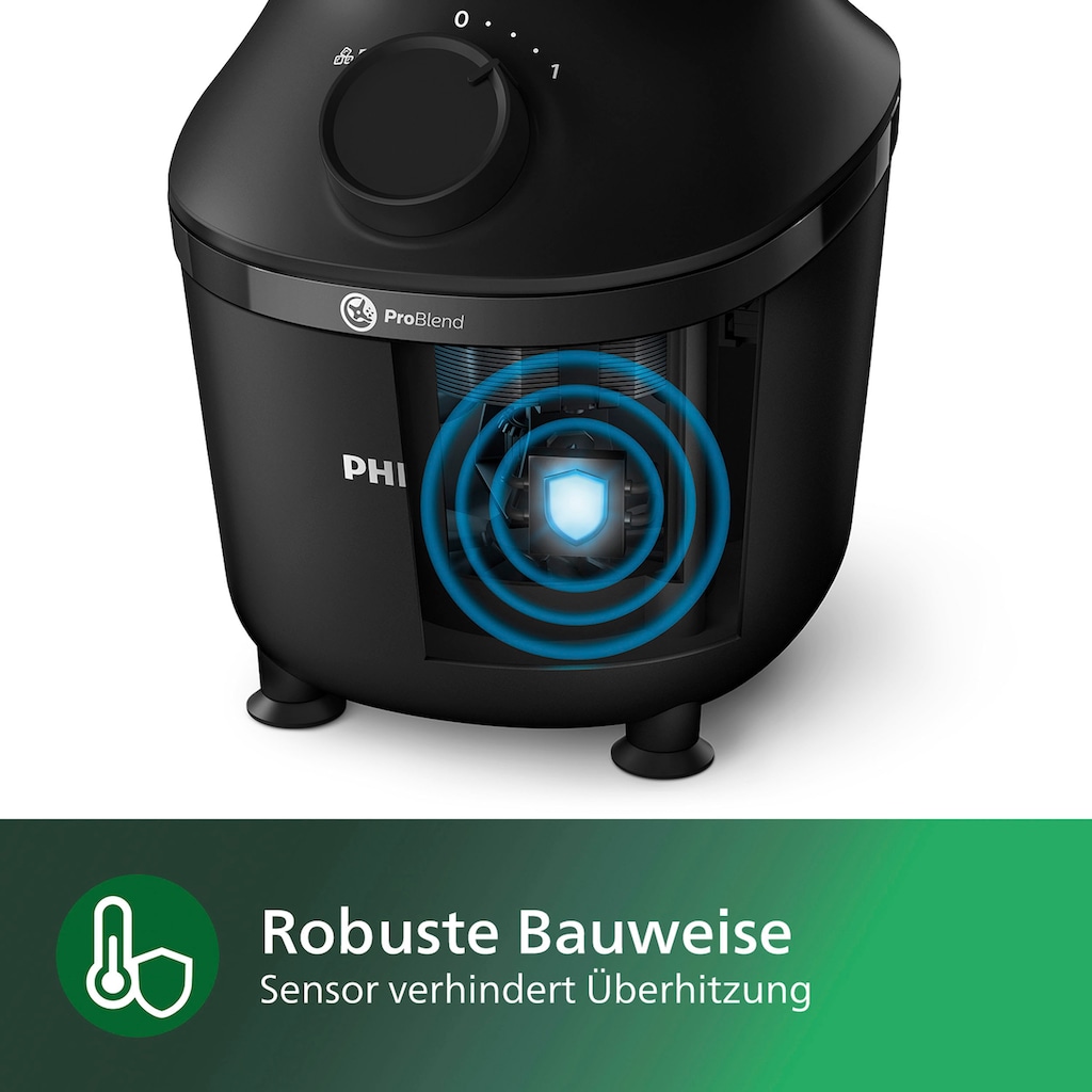 Philips Standmixer »HR2041/41 3000 Series, mit ProBlend-Technologie,«, 450 W