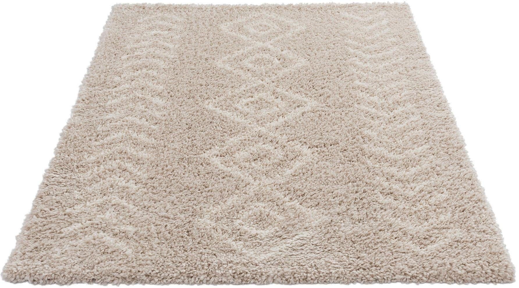 Hochflor-Teppich »Ethno 8685«, rechteckig, weiche Haptik, Wohnzimmer