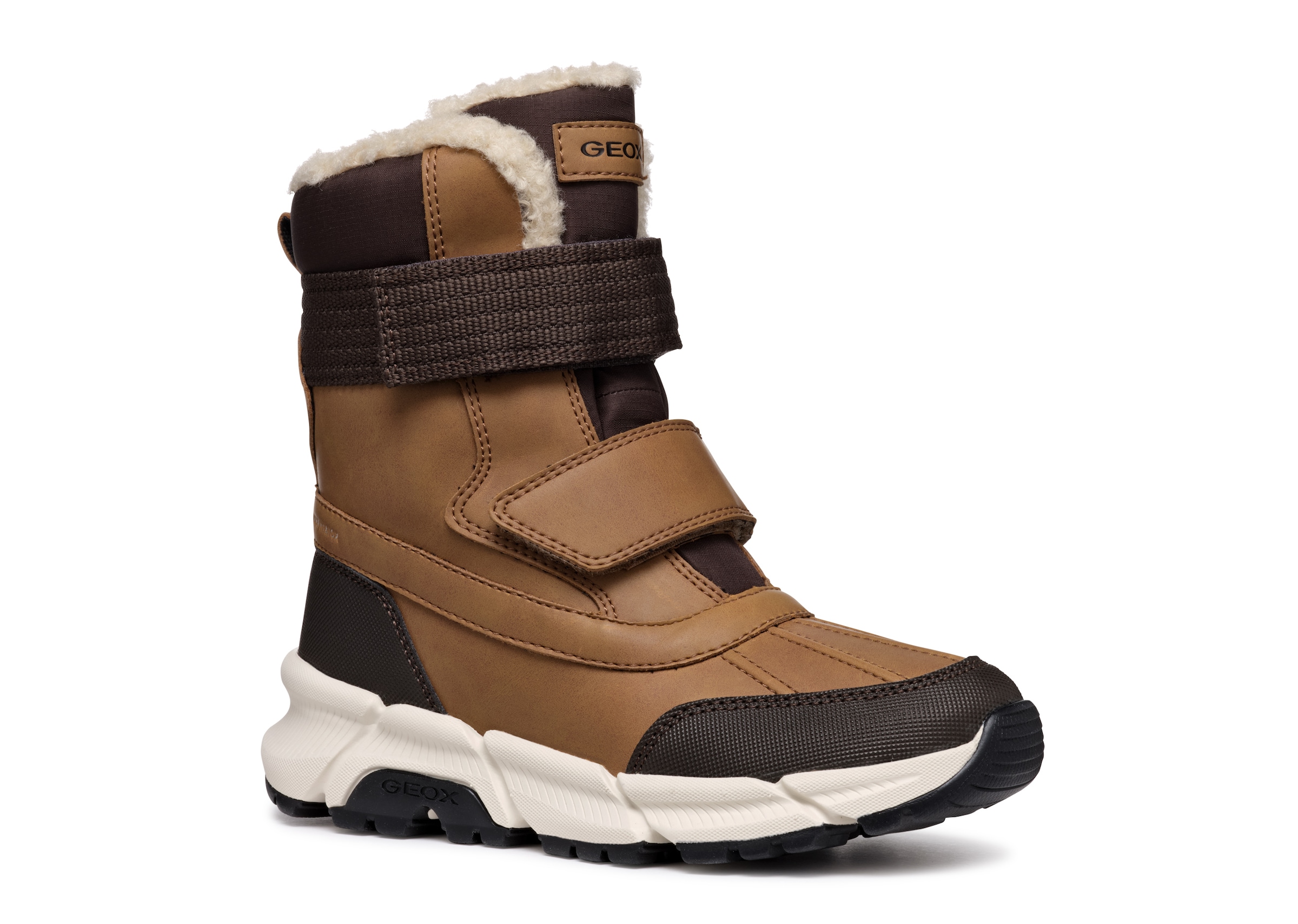 Geox Winterstiefel »J FLEXYPER PLUS BOY«  Snowboots, Klettstiefel mit Warmfutter, Größenschablone zum Download