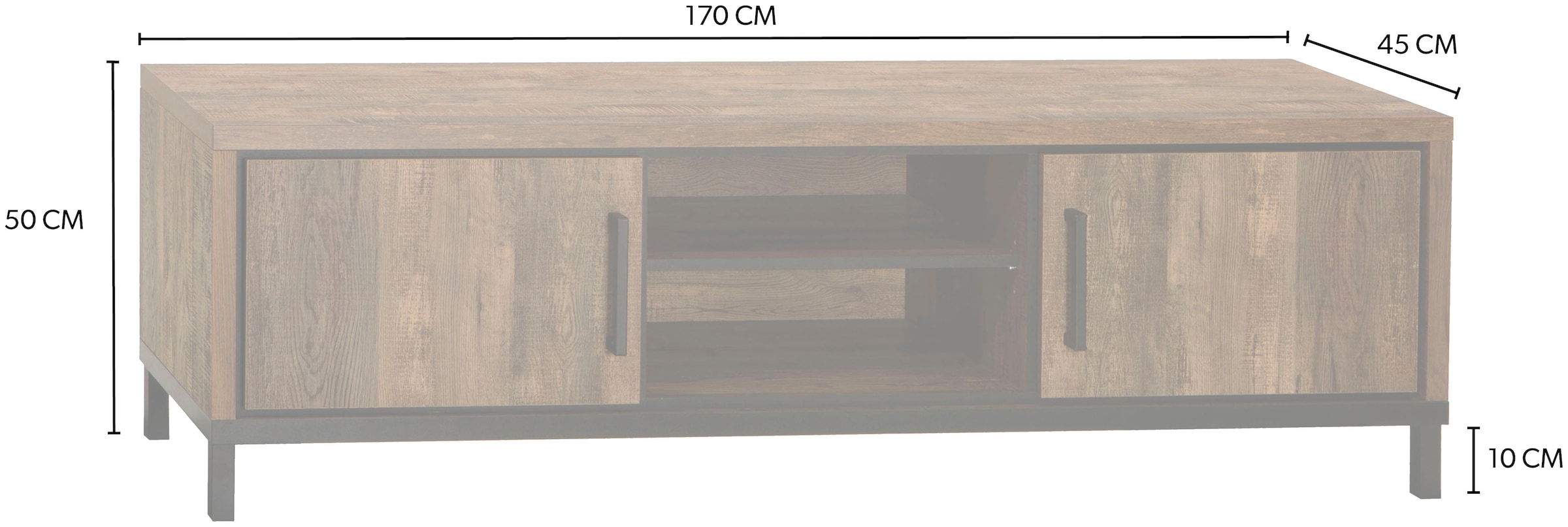 OMG Design TV-Schrank »Vasto Lowboard«, mit Soft-Close, in zwei Breiten