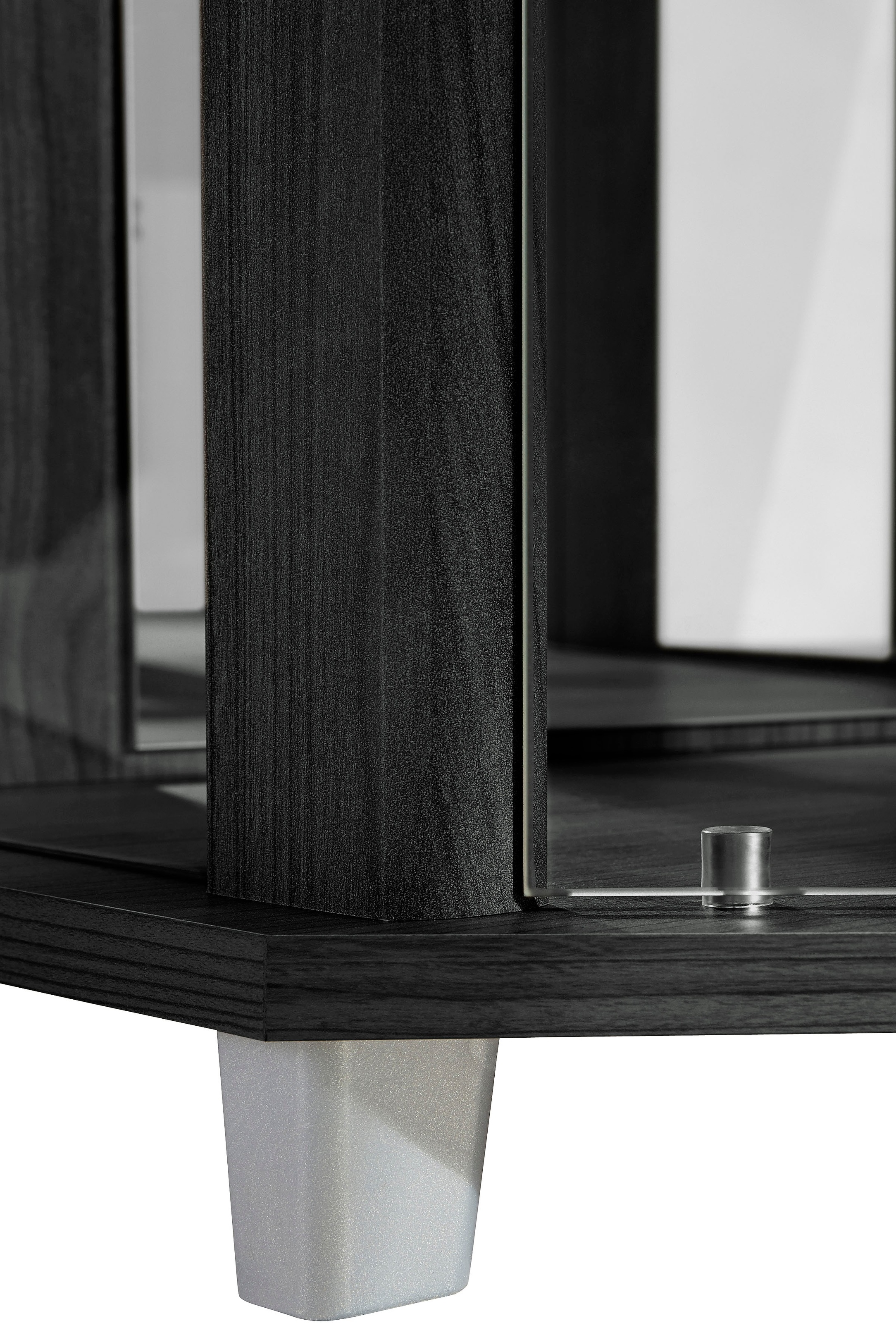 fif möbel Eckvitrine »TRIO Höhe ca. 172 cm, ink. Beleuchtung« Eckvitrine/Glasvitrine 1x Glastür, perfekt für Sammler, Sammlervitrine