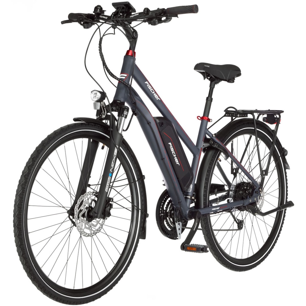 FISCHER Fahrrad E-Bike »VIATOR ETD 2222 557«, 24 Gang, Shimano, Altus, Heckmotor 250 W