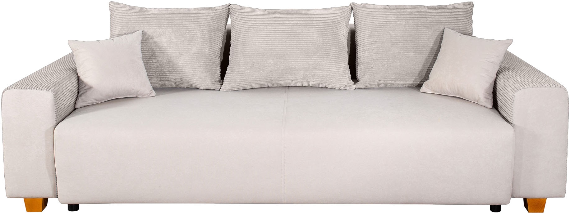 COLLECTION AB Schlafsofa »Yves, Liegefläche (B/T): 142/194 cm«, inkl. Bettfunktion, Bettkasten, Federkern & Zierkissen
