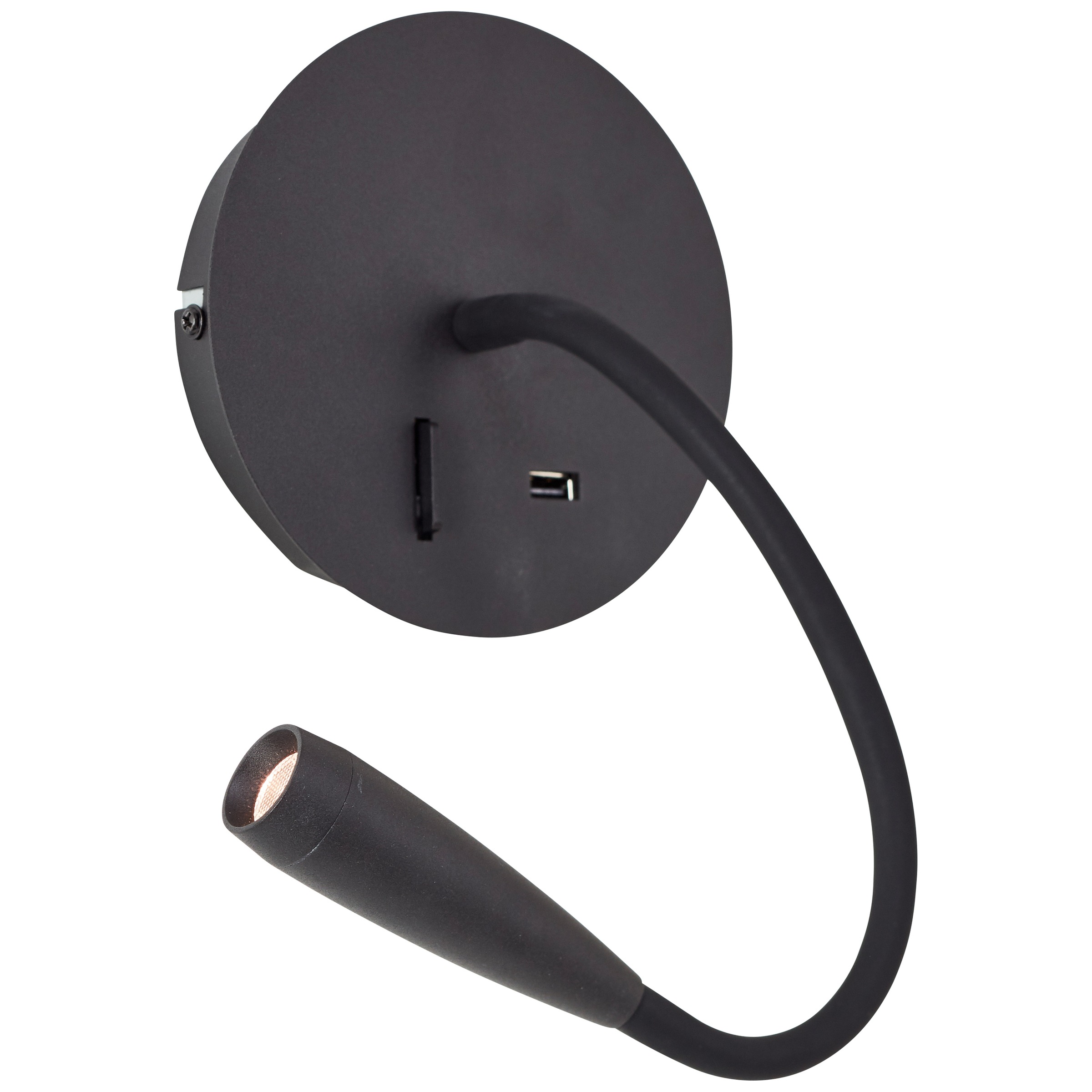 Brilliant LED Wandstrahler »Jutta«, USB-Anschluss, flexibler Lesearm, 170 lm, 3000 K