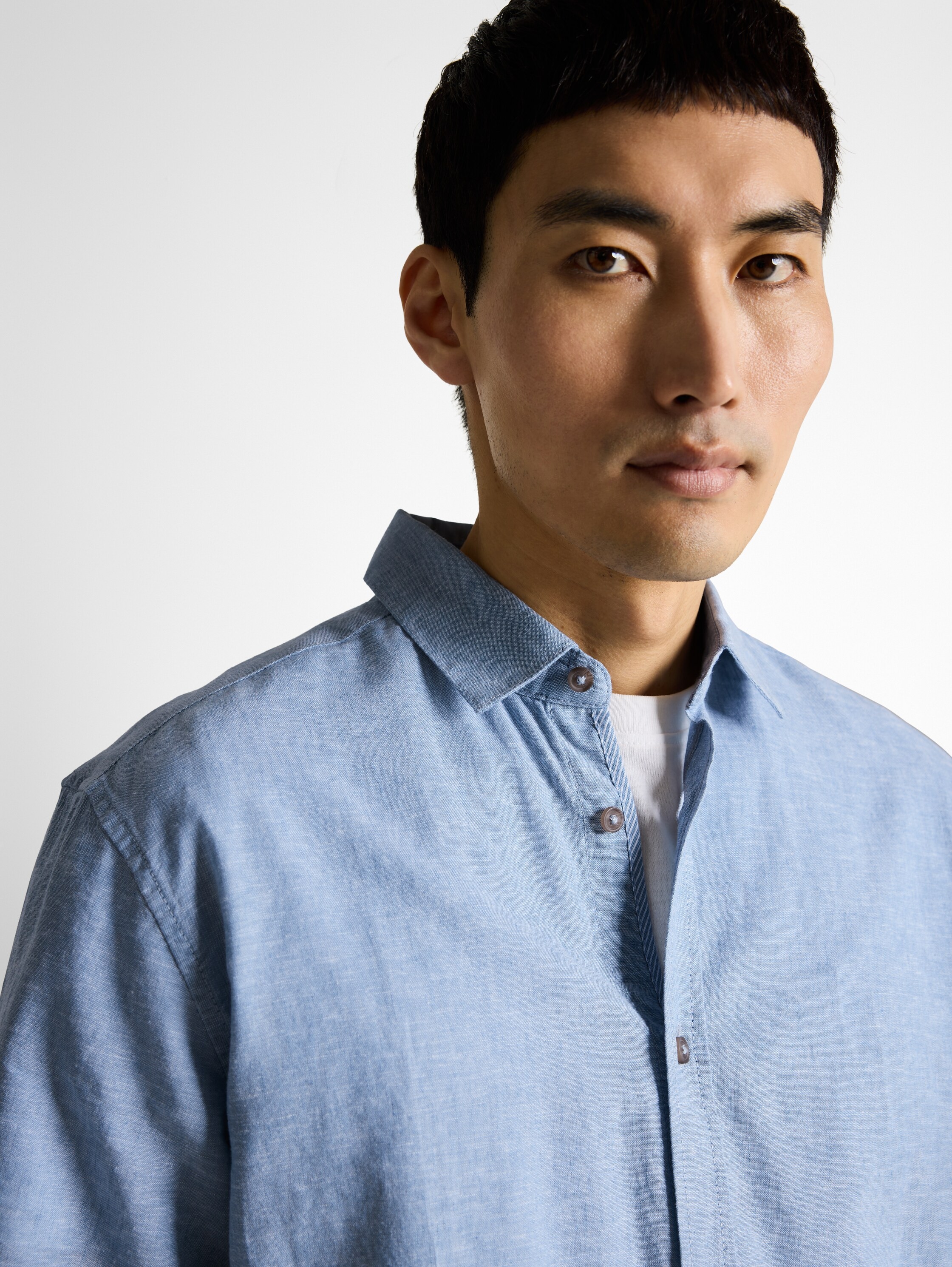 TOM TAILOR Kurzarmhemd mit Kent Kragen