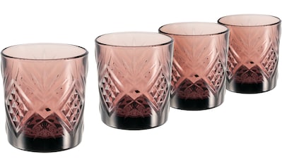 CreaTable Whiskyglas »Eugene«, (Set, 4 tlg.), dekorative Struktur, Trendfarbe violett,... kaufen
